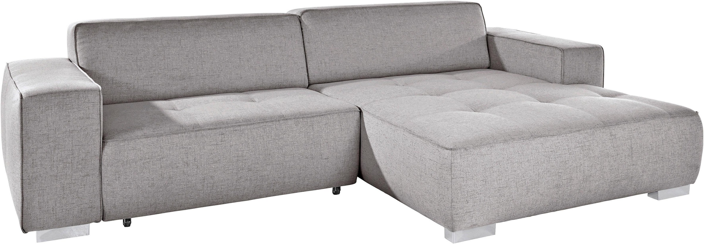 INOSIGN Ecksofa »Sapporo L-Form«, wahlweise Bettfunktion oder Sitztiefenver günstig online kaufen