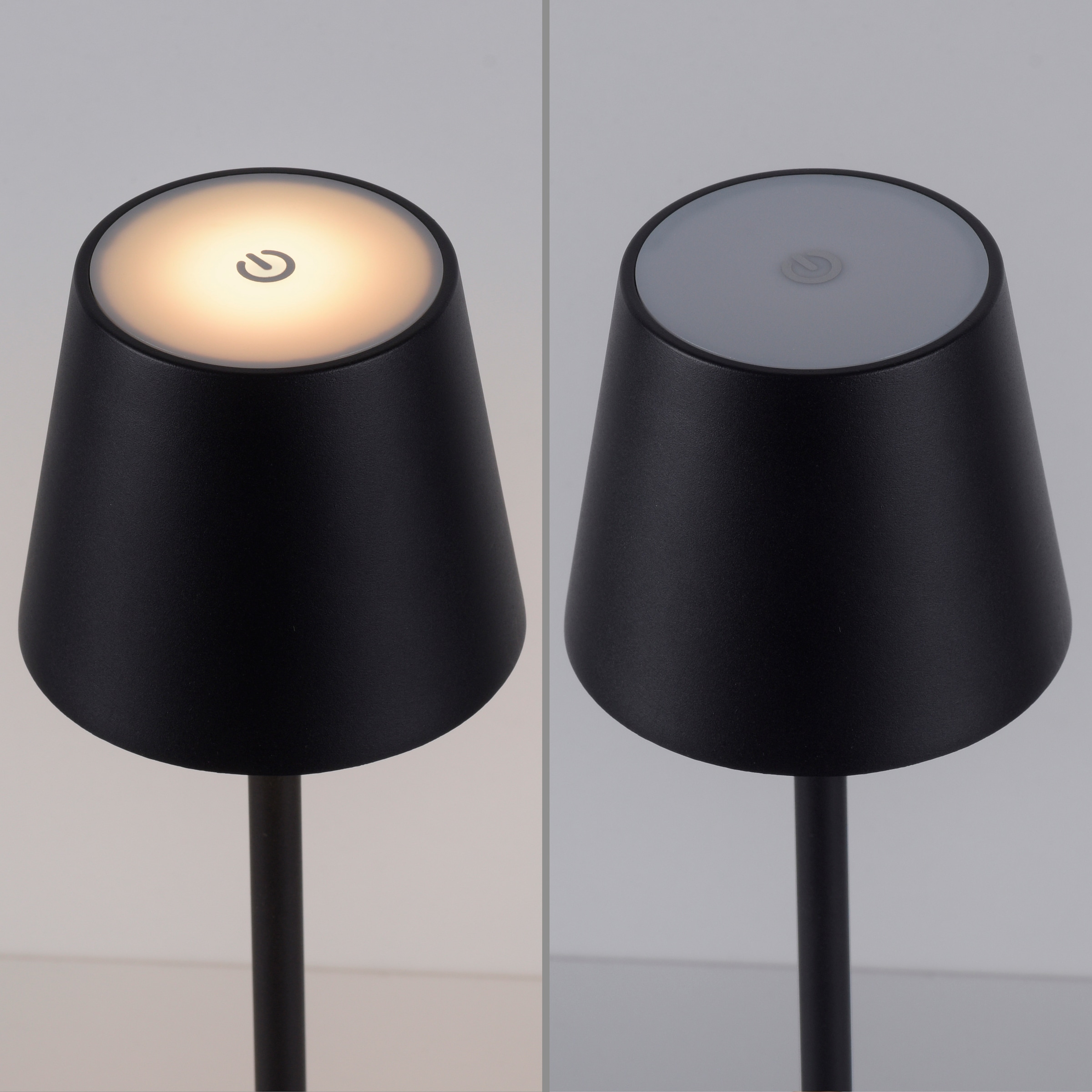 JUST LIGHT LED Tischleuchte »EURIA, 2er Set«, 1 flammig, Leuchtmittel LED-Board | LED fest integriert, LED Akku Tischlampe