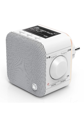 Digitalradio (DAB+) »Steckdosenradio, DAB Radio f. Steckdose, Bluetooth/FM DR40BT-PlugIn«