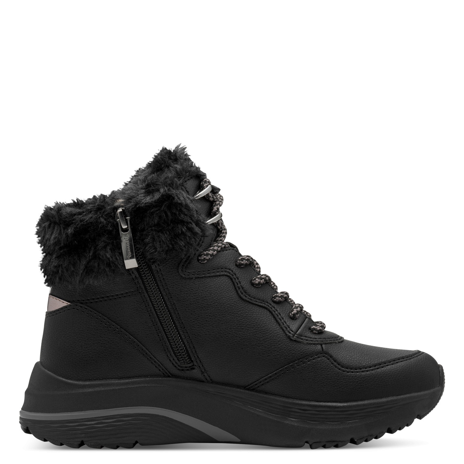 Tamaris Winterboots, Keilabsatz, Schnürboots mit wärmeisoliertender Thermo-Innensohle