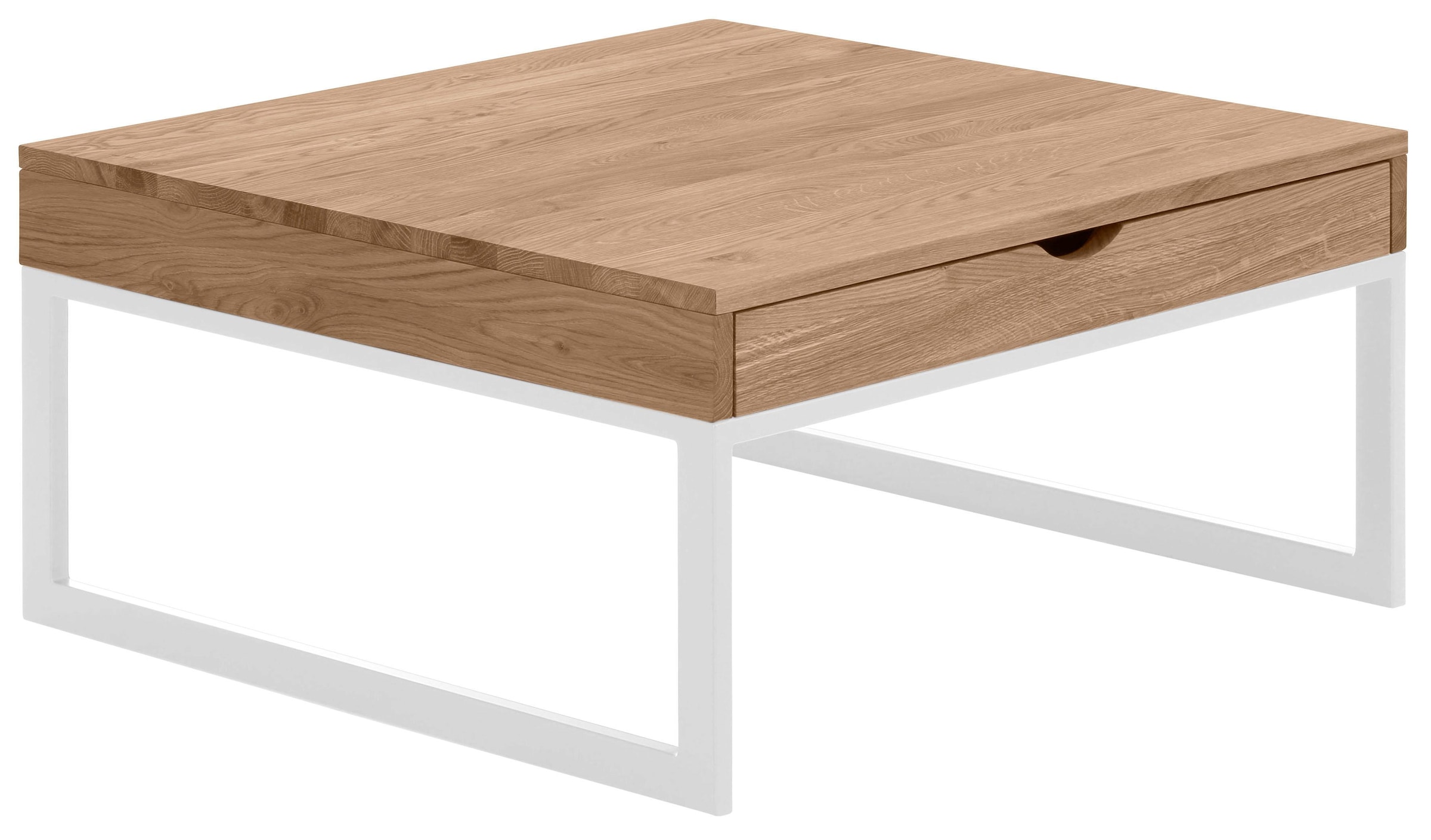 Home affaire Couchtisch »Betula« B/T/H: 80/80/40 cm, zertifiziertes Massivh günstig online kaufen