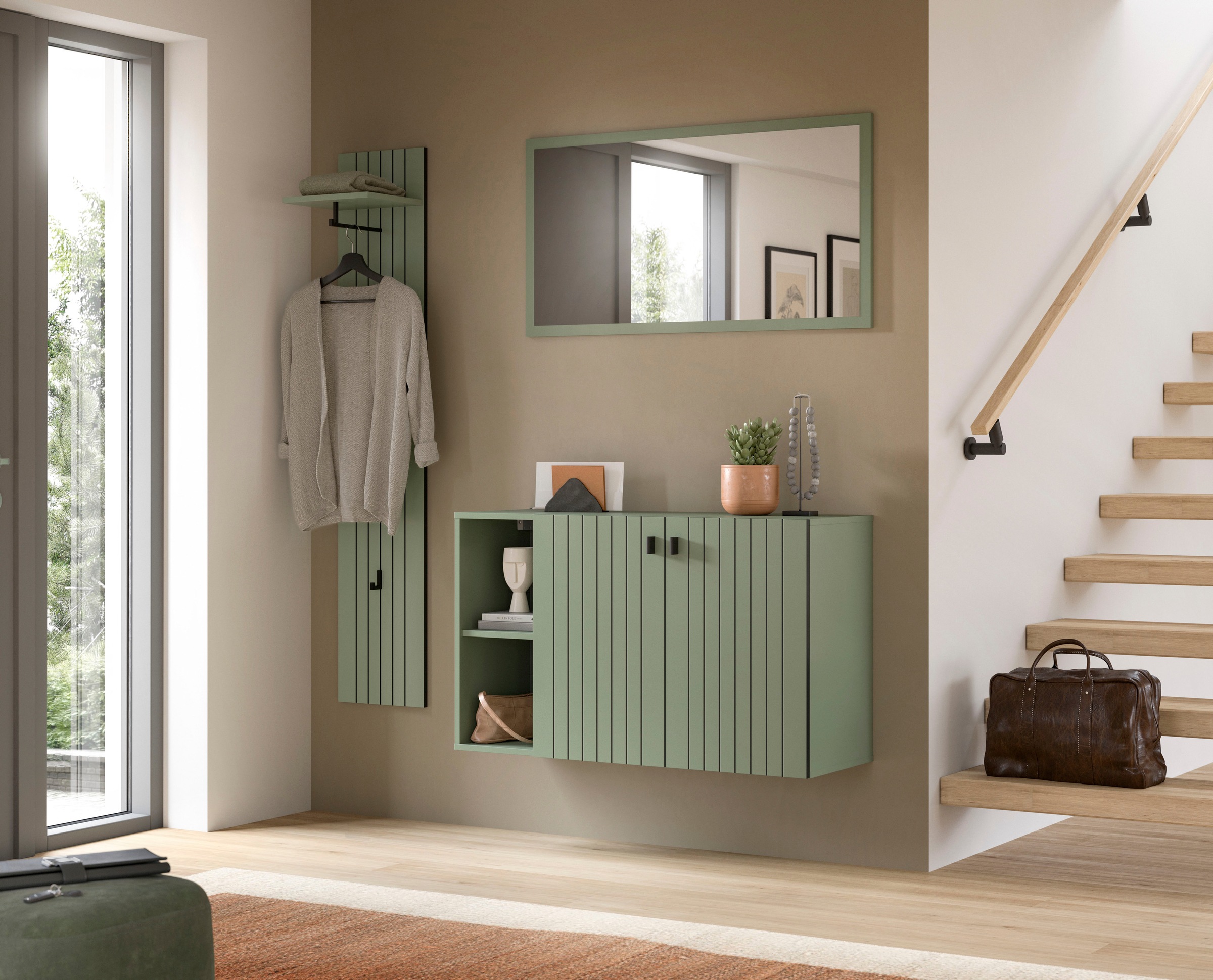 INOSIGN Garderoben-Set »TATIO, 3-tlg. Garderobenkombination, Breite: 152 cm günstig online kaufen