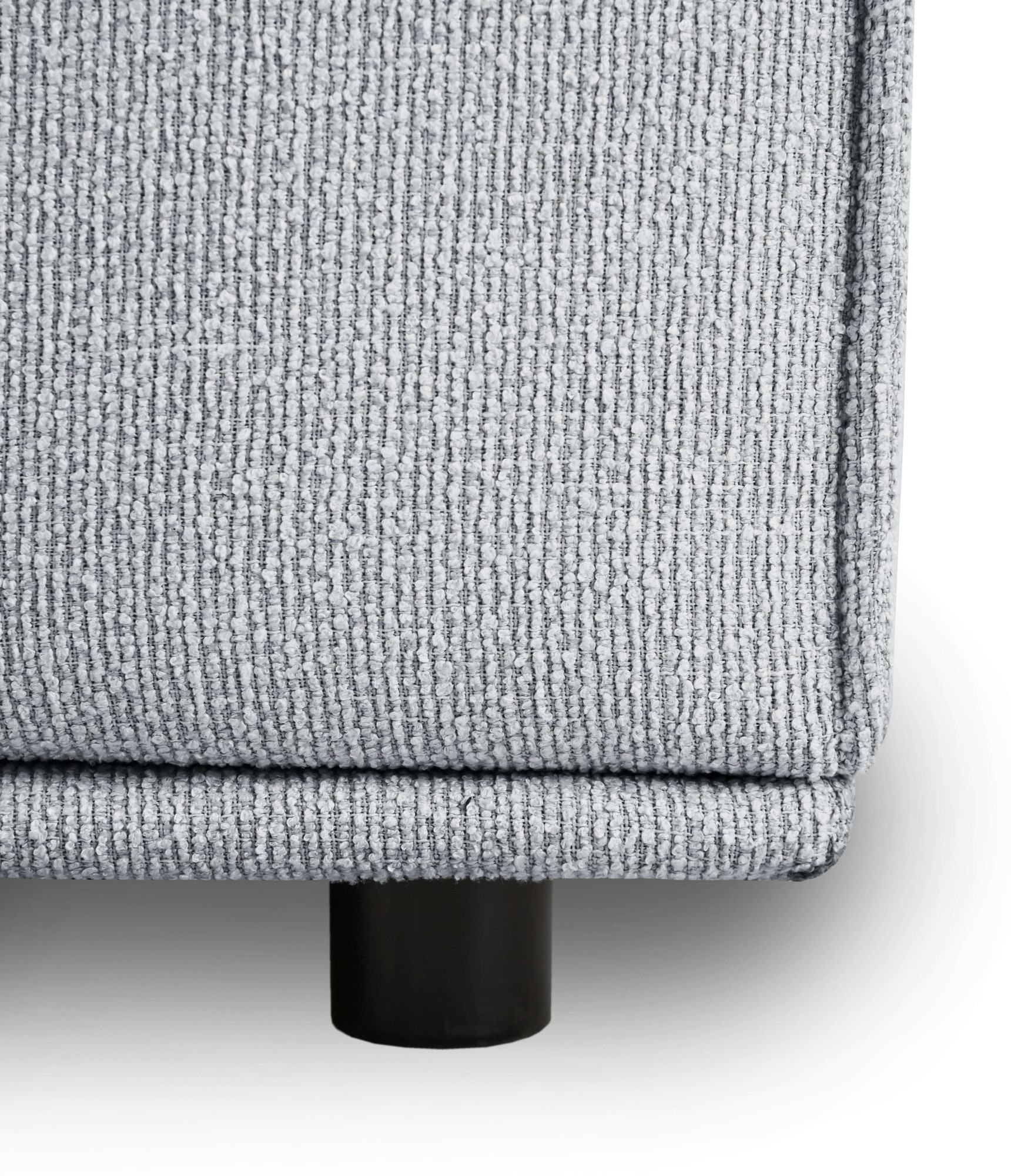 Home affaire 3-Sitzer »Avelin, 228 cm, Chenille, Struktur-Boucle«, mit Wellenunterfederung, Kedernaht, bodentief, Skandi-Design