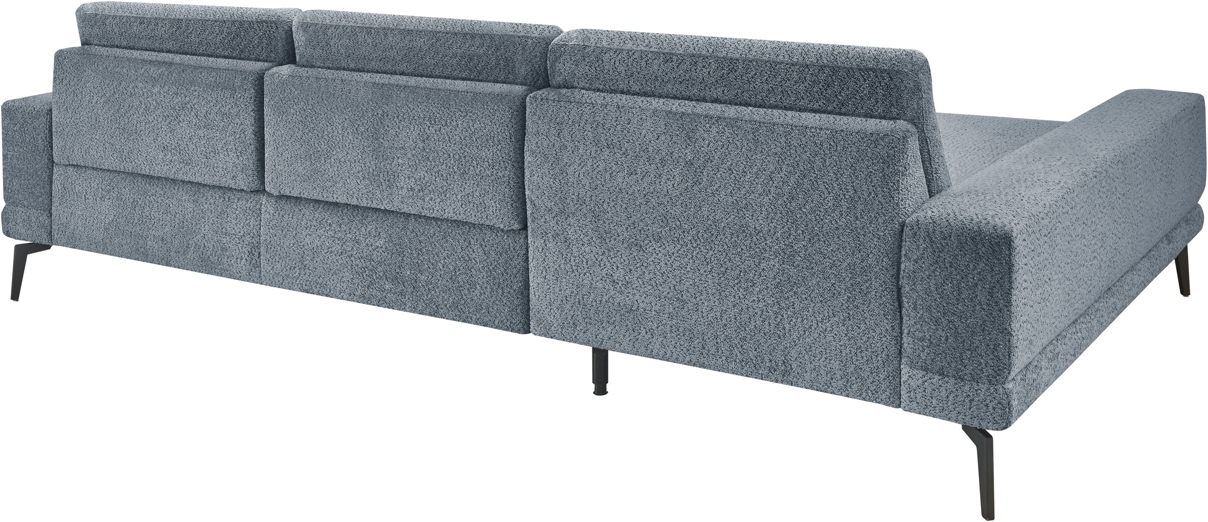 set one by Musterring Ecksofa »SO 3600 optimaler Sitzkomfort in Federkern o. Kaltschaum, 2 Sitzhöhen«, Sitzhöhe 42 cm, Kaltschaum, B 293 x T 180 cm, Kama blue