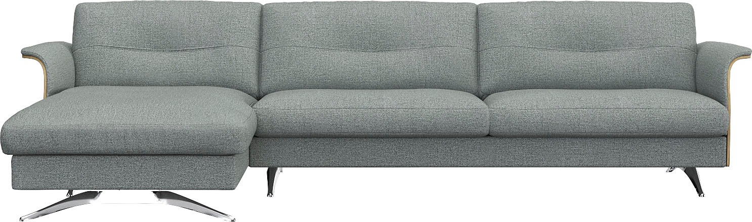 FLEXLUX Ecksofa »Glow Designsofa, bequem und komfortabel durch hochwertigen günstig online kaufen