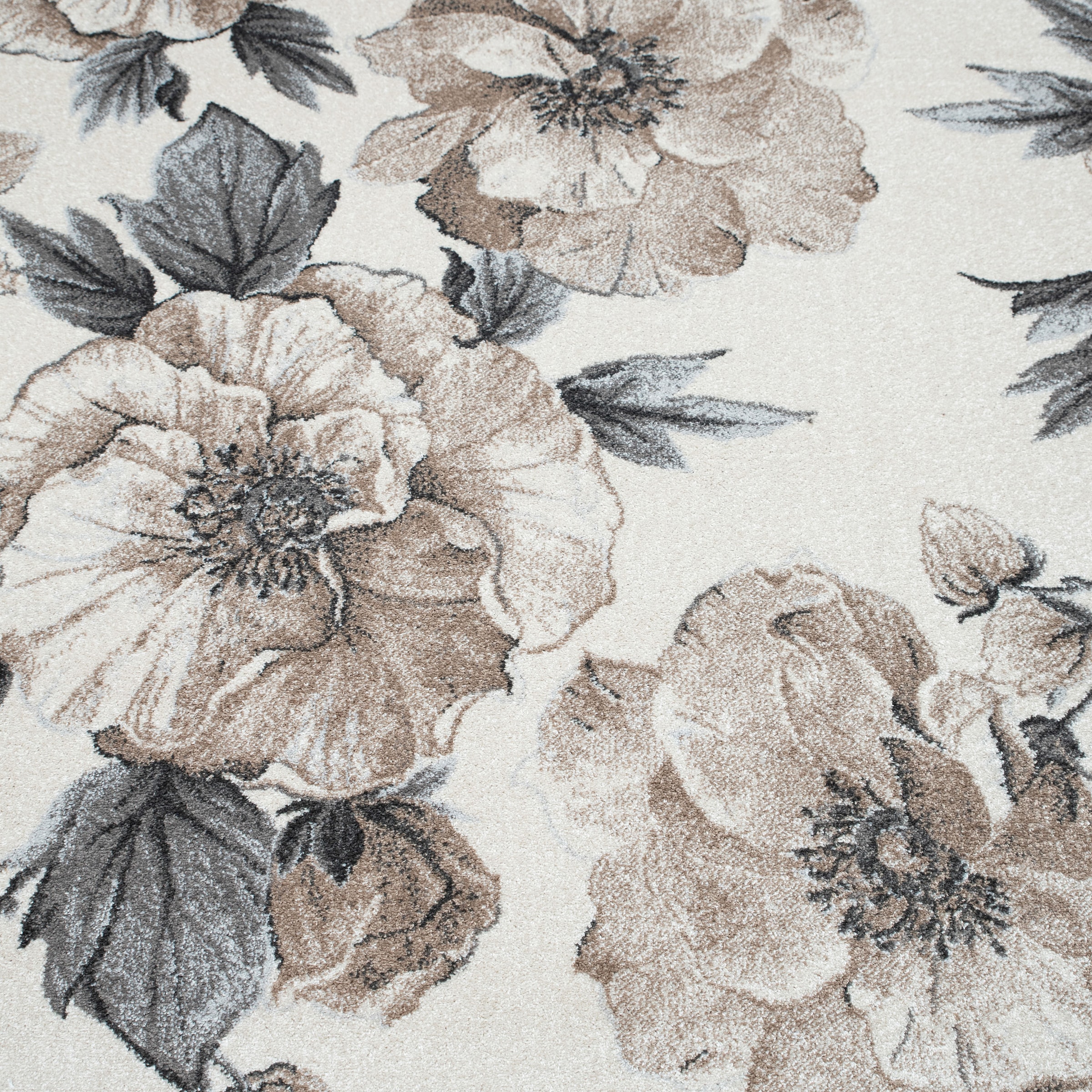 OTTO home Teppich »Florent, Blumen Design, Vintage« rechteckig 9 mm Höhe Floral, detailreiche Blüten, Botanical, elegant, Wohnzimmer