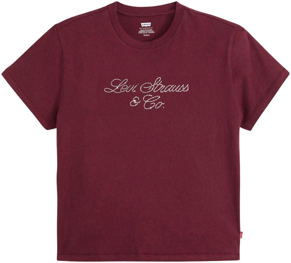 Levi's® T-Shirt »GRAPHIC CLASSIC T« Glitzerne Applikation