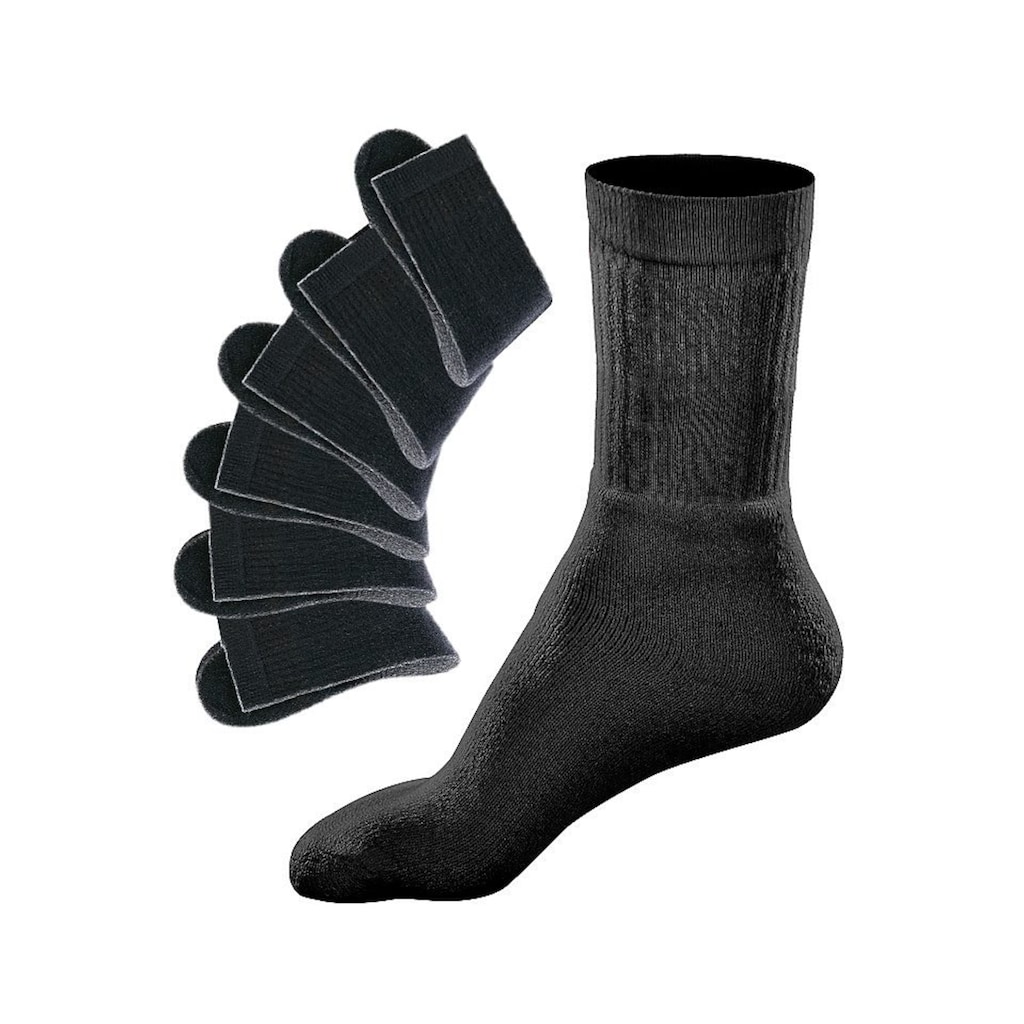 Go in Tennissocken, (Set, 6 Paar), mit geripptem Schaft