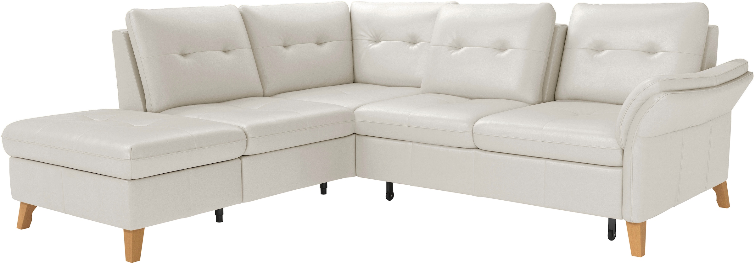 sit&more Ecksofa »Göteborg«, inkl. Sitztiefenverstellung, wahlweise mit Bettfunktion & Bettkasten