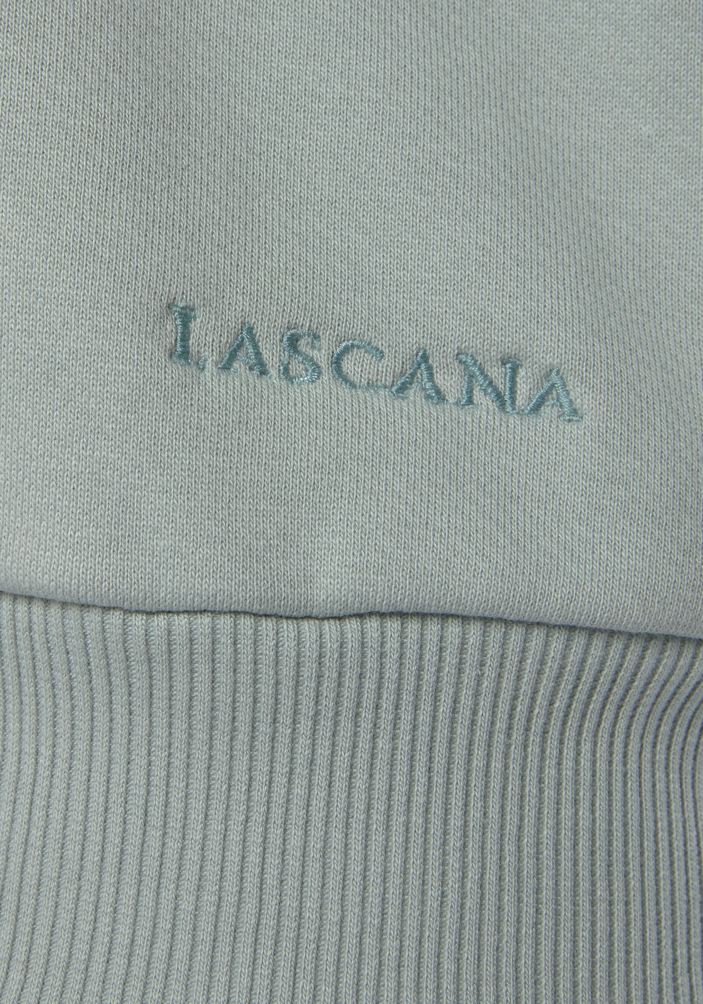 LASCANA Sweatshirt, aus organischer Baumwolle, Loungewear