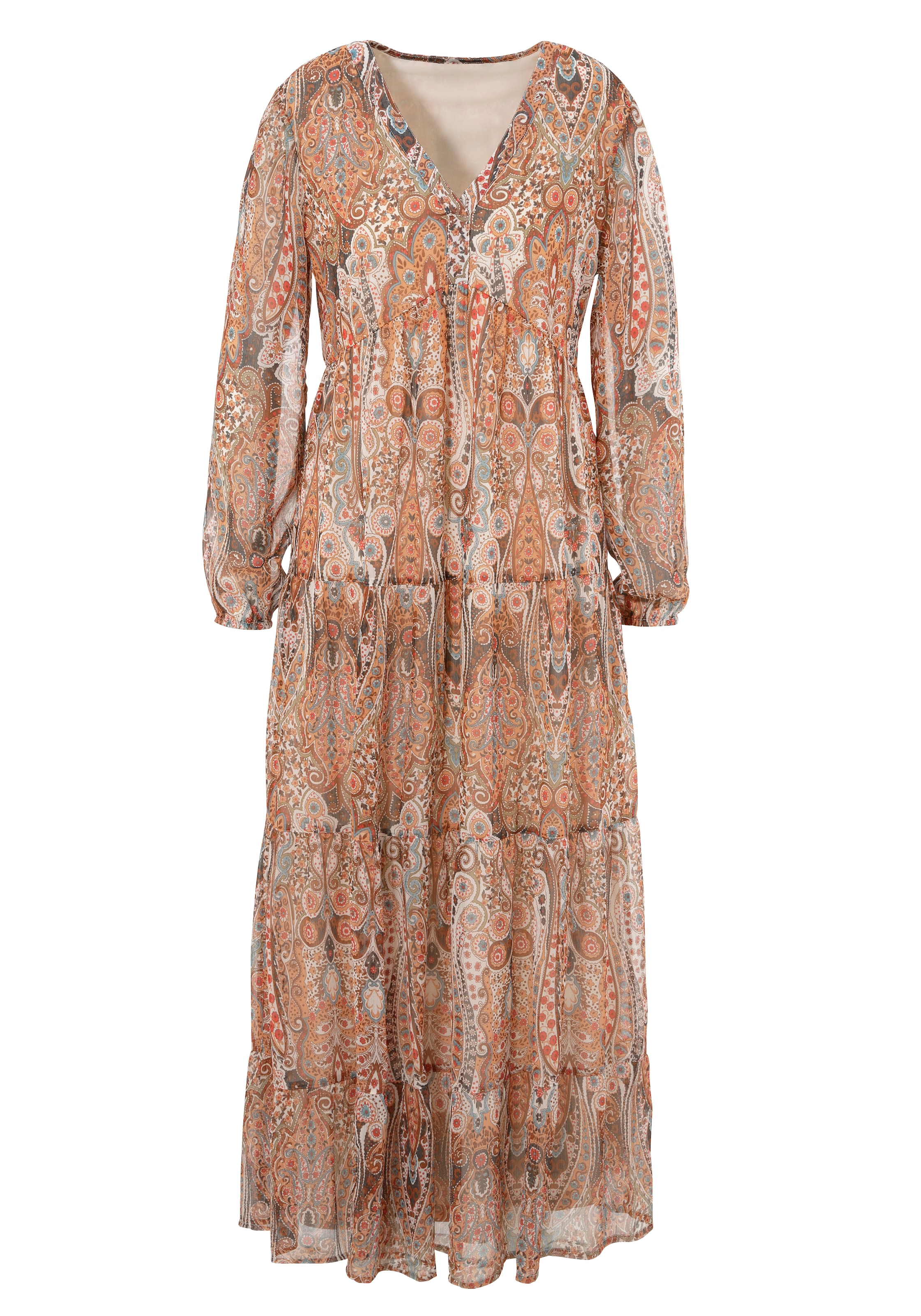 Aniston CASUAL Maxikleid, mit fantasievollem Paisley-Muster - NEUE KOLLEKTION