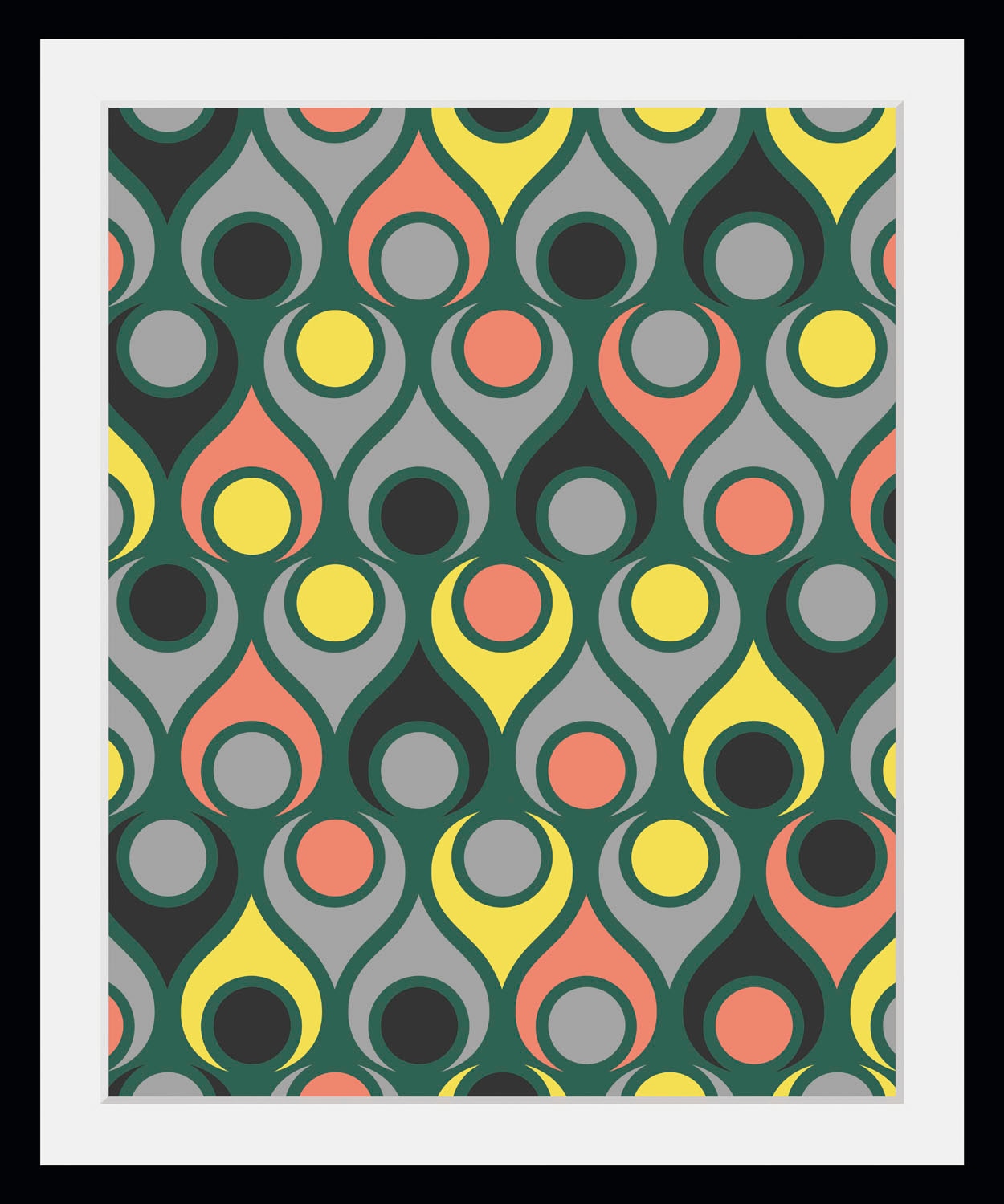 queence Bild »Lucifer« Abstrakt | Figuren | Kunst | Zeichen 1 Stk. tlg. HD Premium Poster-Druck inkl. Holzrahmen