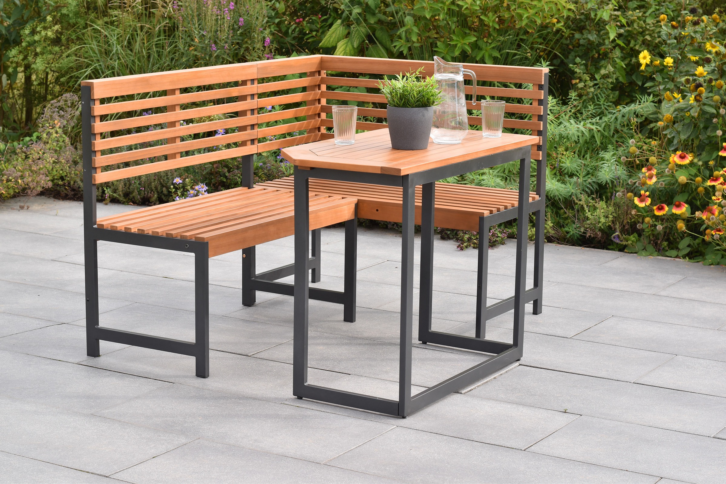 MERXX Eckbankgruppe »»Eckbank Set««, (Set, 2 tlg.), Eckbank und Klappentisc günstig online kaufen