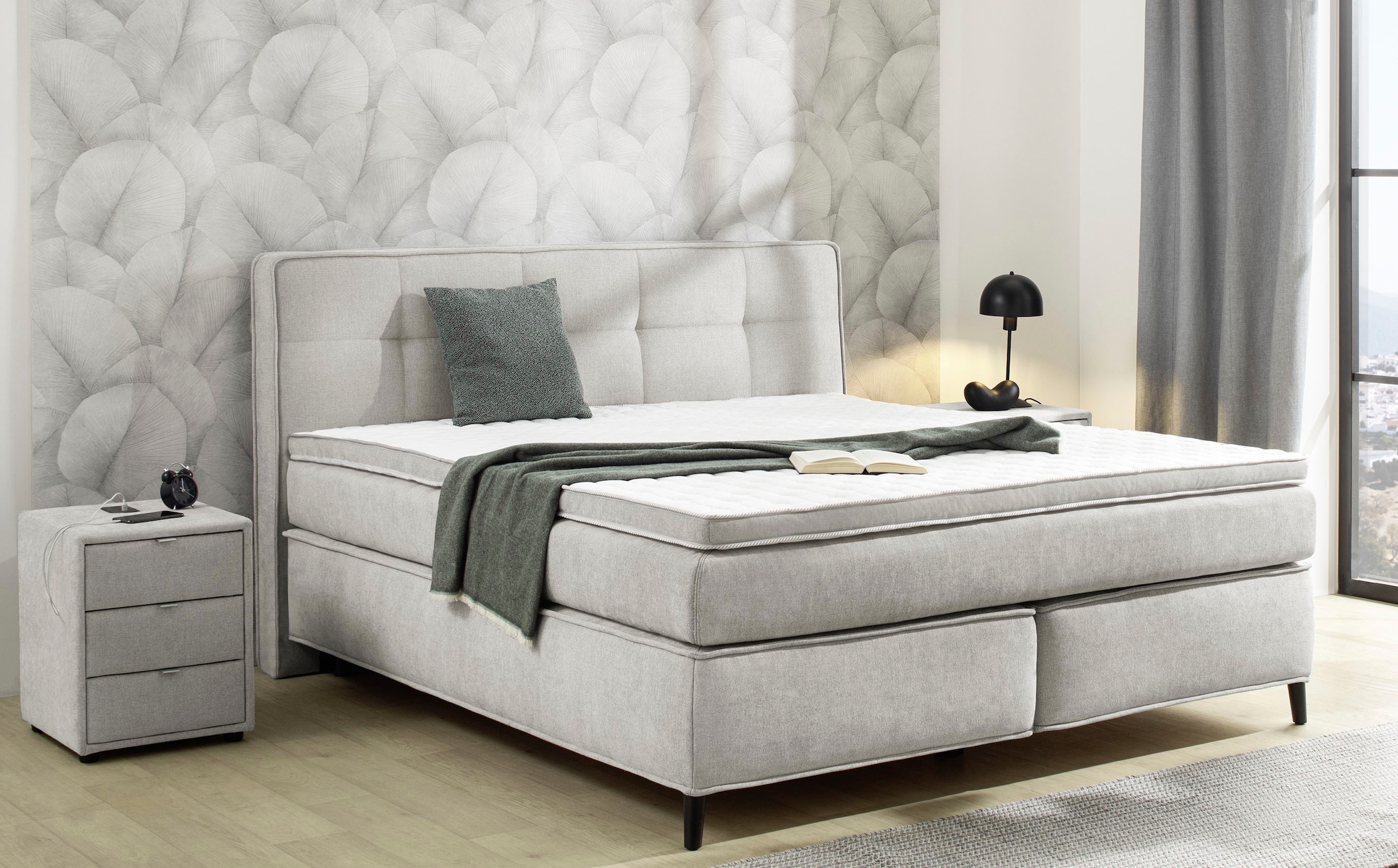 Jockenhöfer Gruppe Boxspringbett »Capello, 7-Zonen-TTFK-Matratze« günstig online kaufen