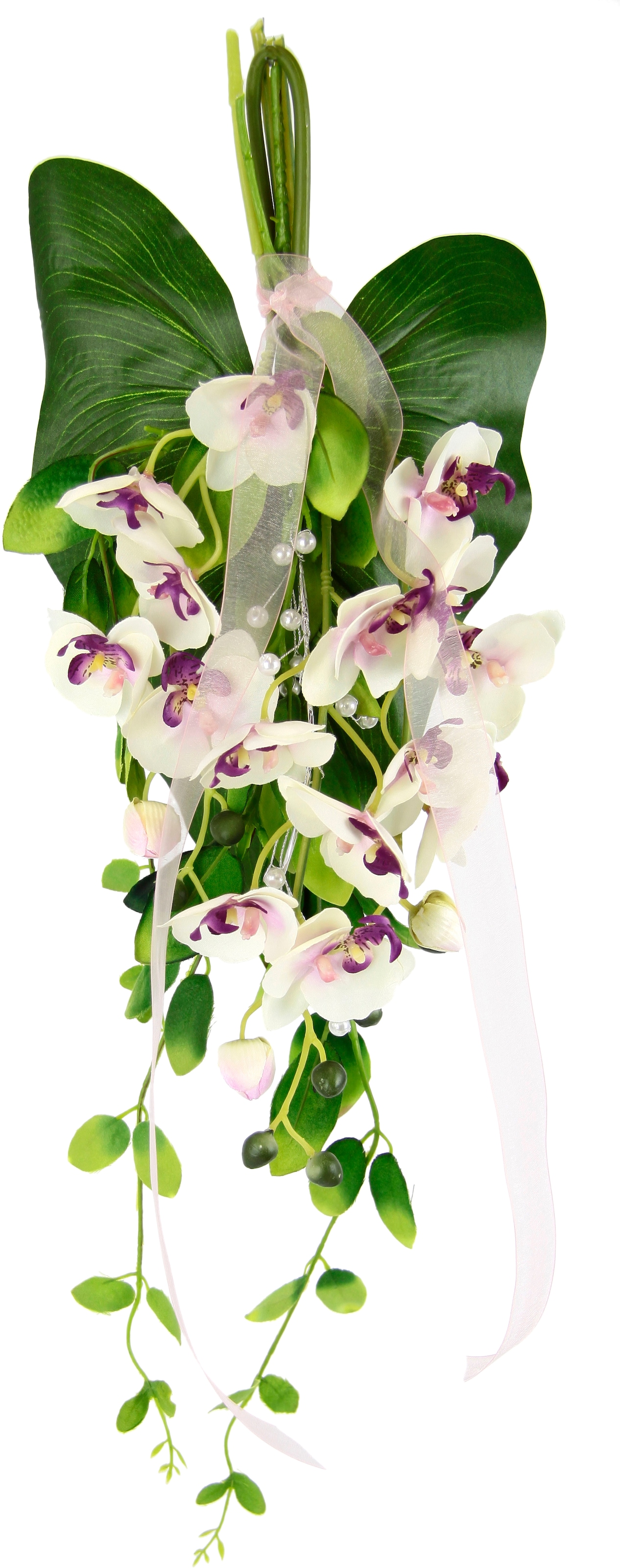I.GE.A. Kunstblume »Orchidee«, Zum Hängen oder Tischdeko Mittelstücke Wanddeko