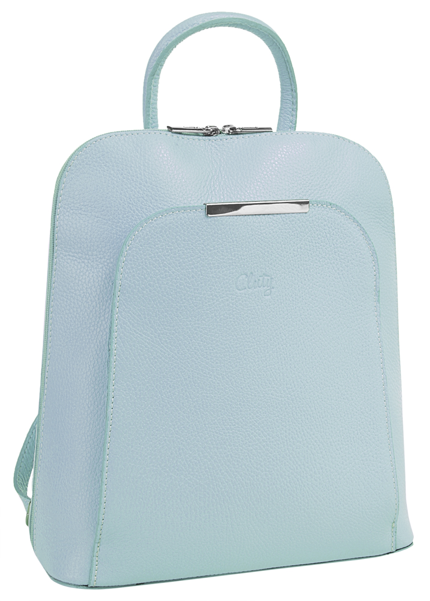 Cluty Cityrucksack, echt Leder, Made in Italy