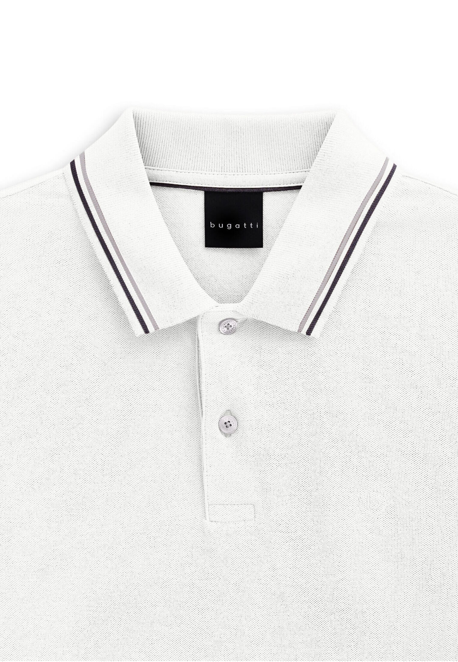 bugatti Poloshirt »Modern Fit«, Basic Essential aus Baumwolle
