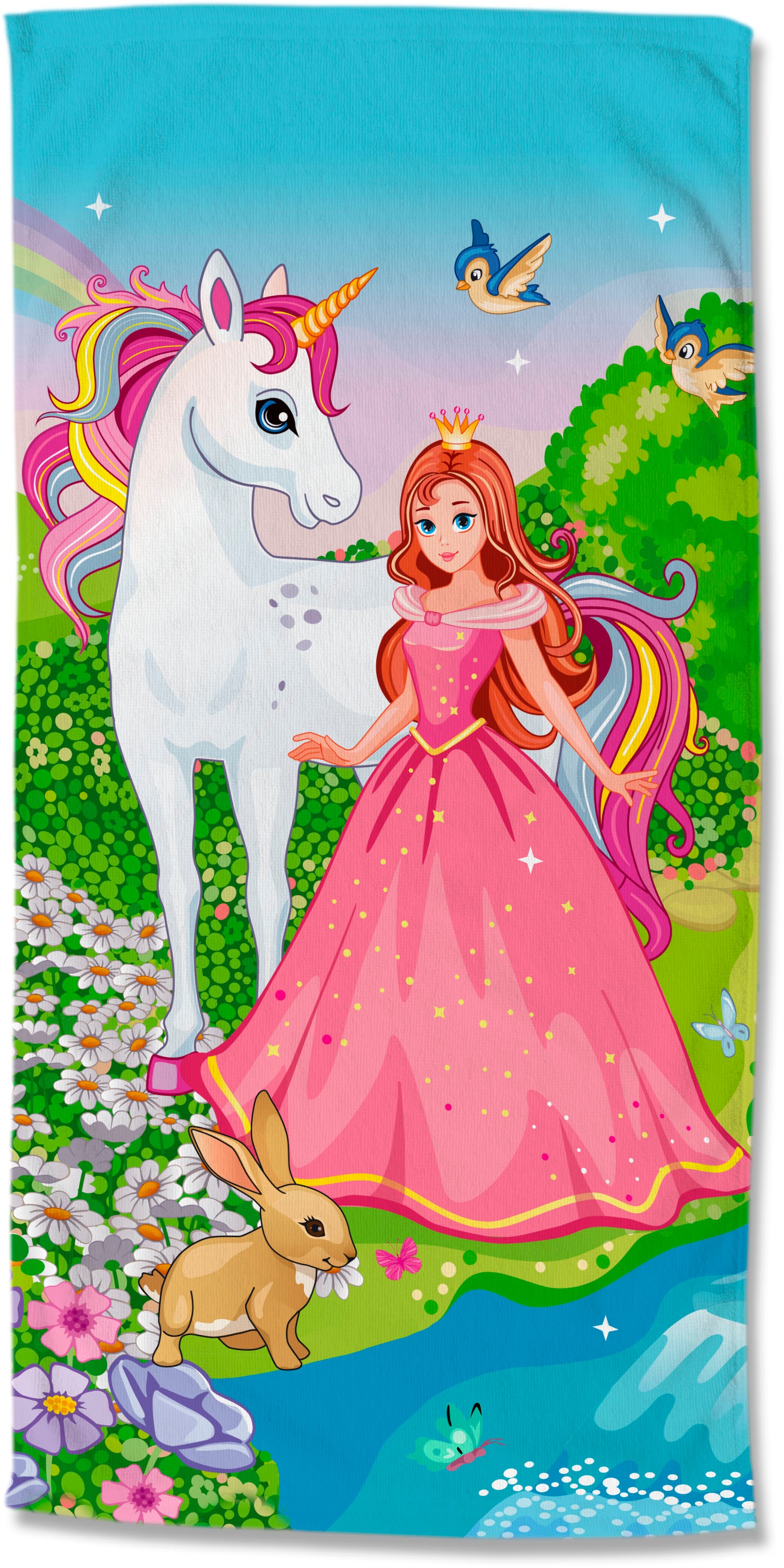 good morning Strandtuch »Fairytale«, (1 St., Strandtuch 75 x 150 cm), Mikro günstig online kaufen