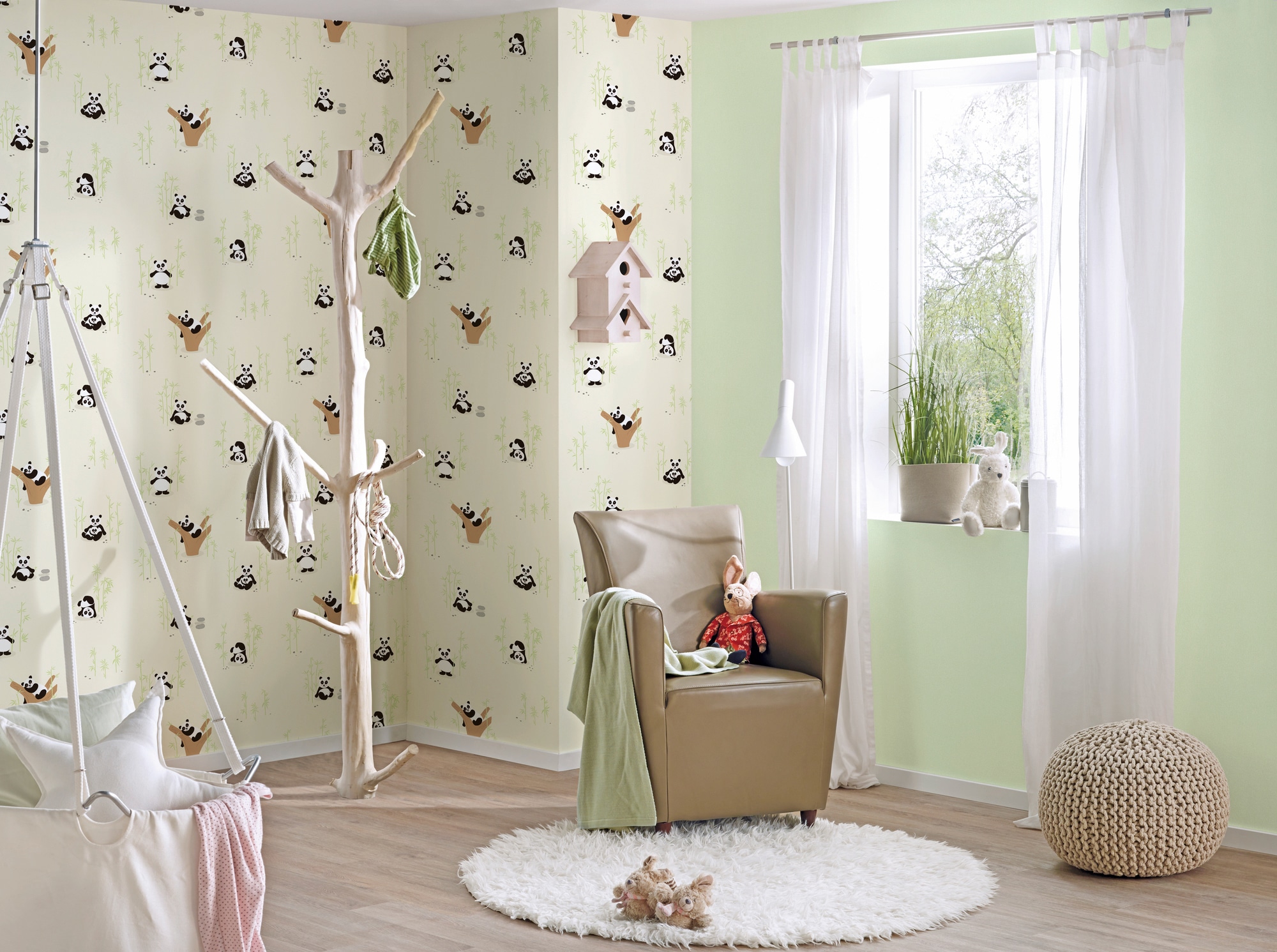 A.S. Création Vliestapete »Little Love«, einfarbig-unifarben-uni, Kindertapete Tapete Uni Tapeten Kinderzimmer Schlafzimmer modern Optik