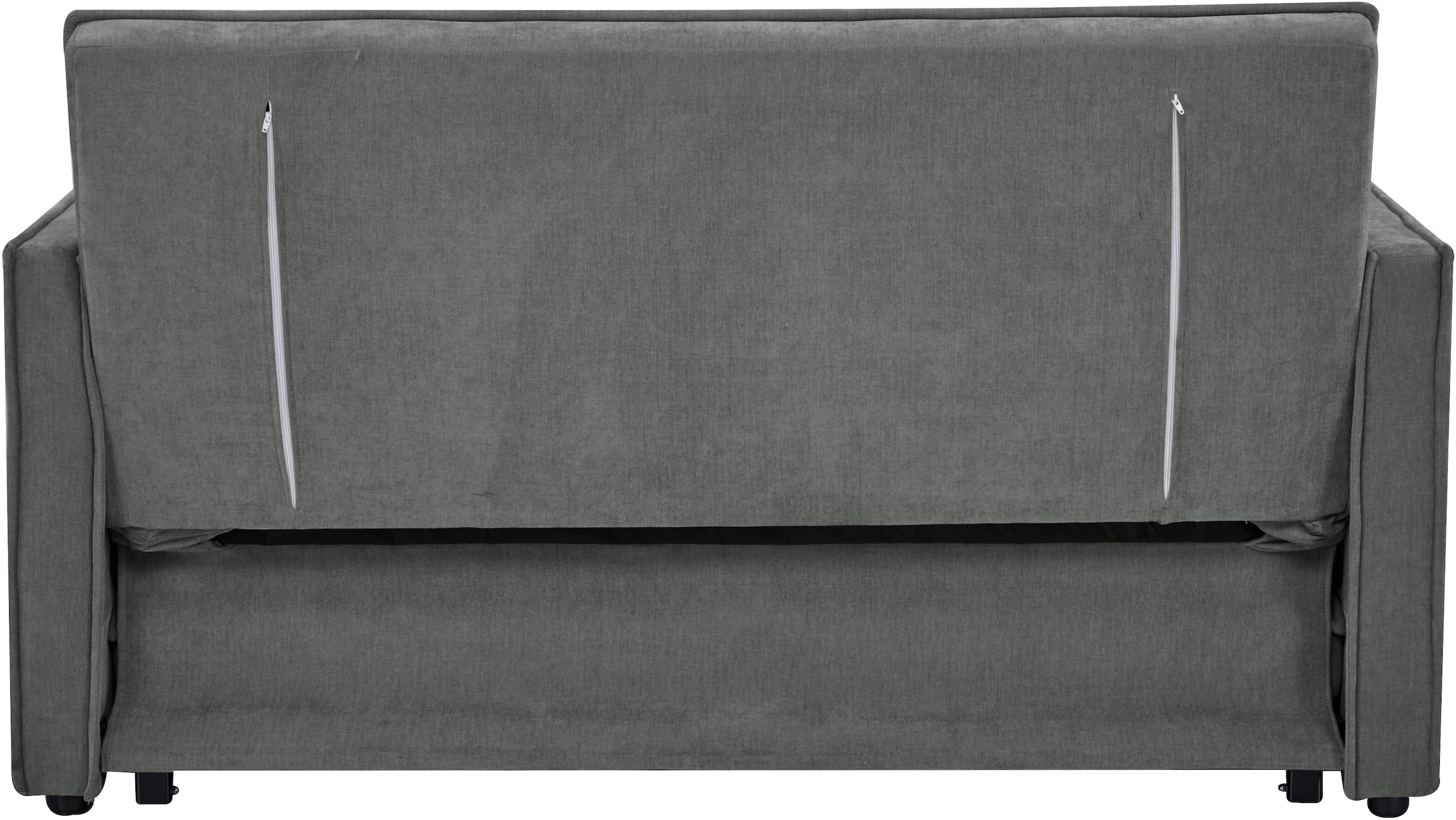 OTTO home Schlafsofa »STEFFO, 159 cm, 2-Sitzer, mit verstellbarer Rückenlehne« Klappmechanismus, Feinstruktur-Bezug, natürliche Farben