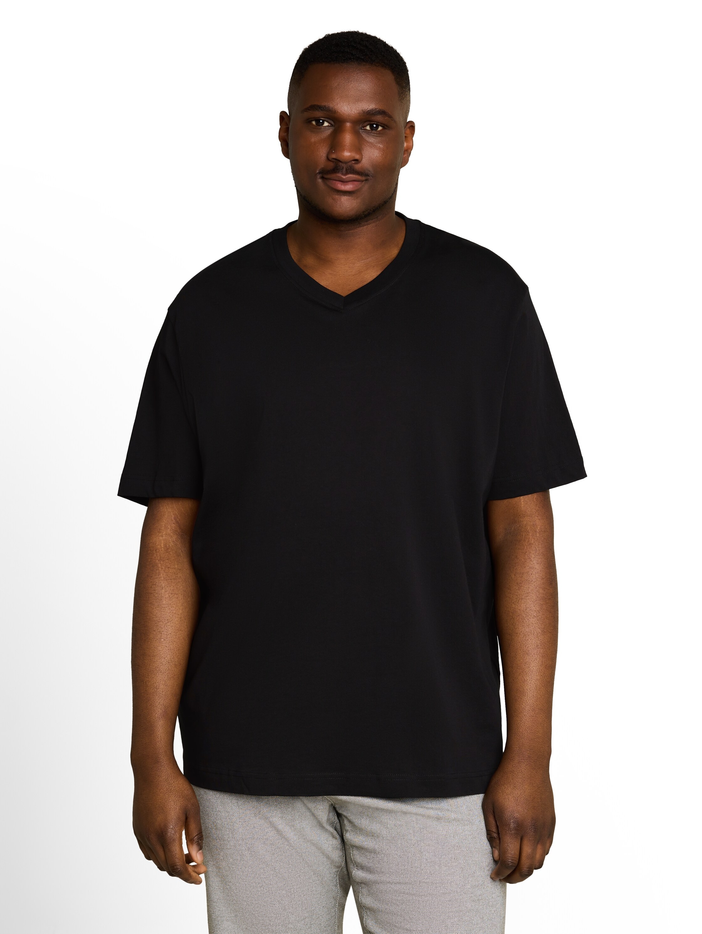TOM TAILOR PLUS T-Shirt Packung, 2er,  im 2er Pack