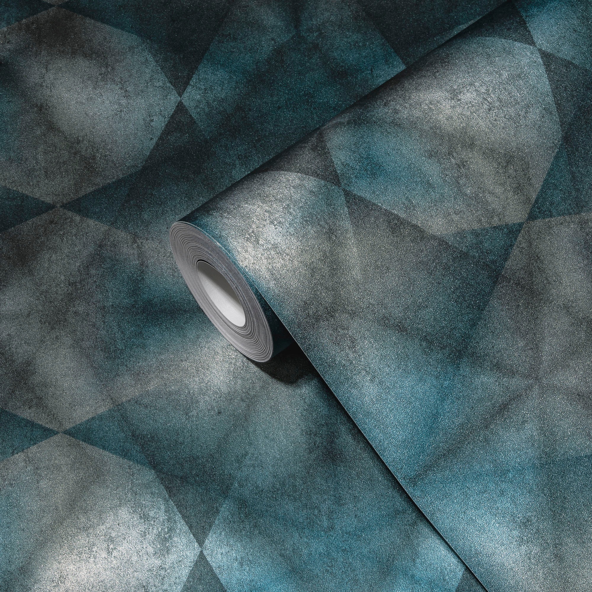 living walls Vliestapete »My Home My Spa« 3D-Optik | Motiv | geometrisch leicht strukturiert Design Tapete 3D Effekt Tapeten Wohnzimmer Schlafzimmer Küche Design