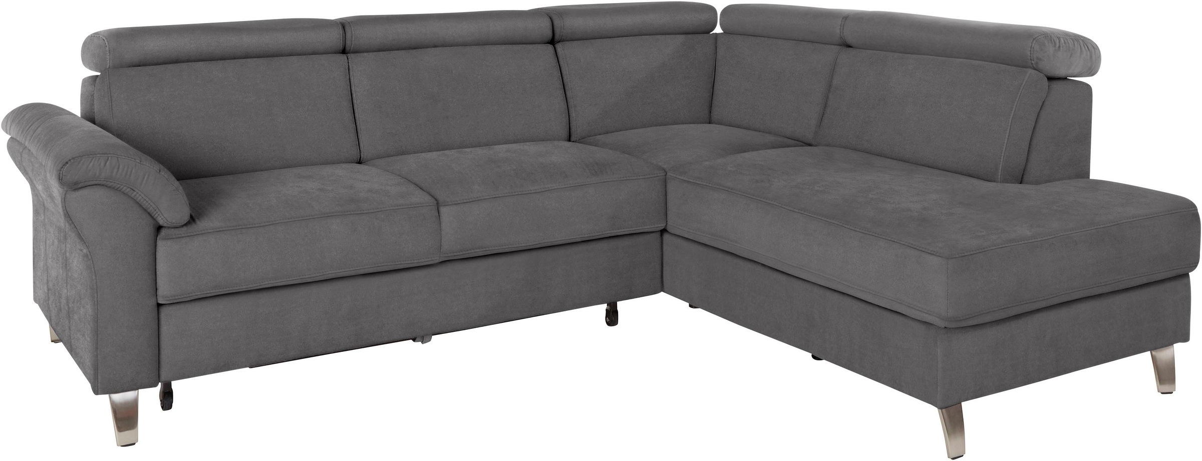 sit&more Ecksofa, inklusive Kopfteilverstellung, wahlweise mit Bettfunktion günstig online kaufen