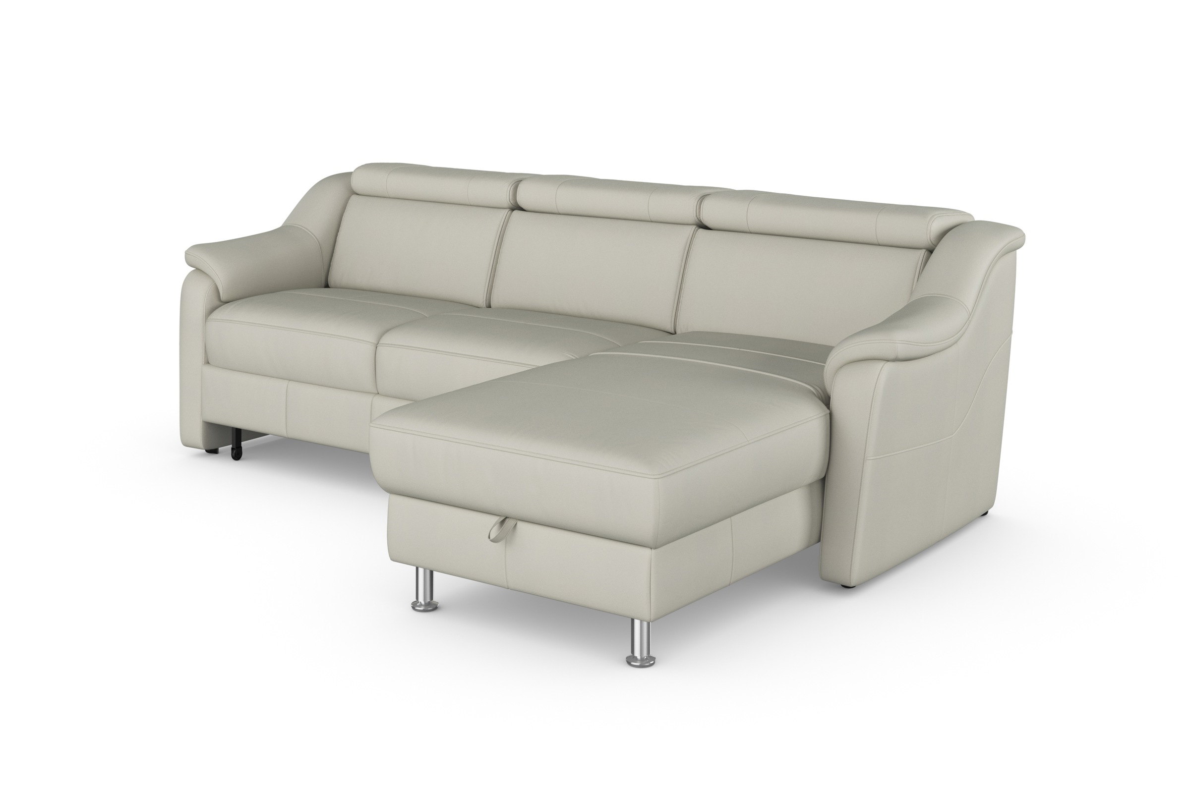 sit&more Ecksofa »Freetown L-Form«, inklusive Kopfteilverstellung und komfortablem Federkern