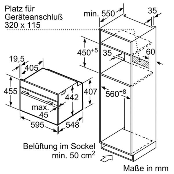 SIEMENS Backofen mit Mikrowelle »CM636GNS1«, CM636GNS1