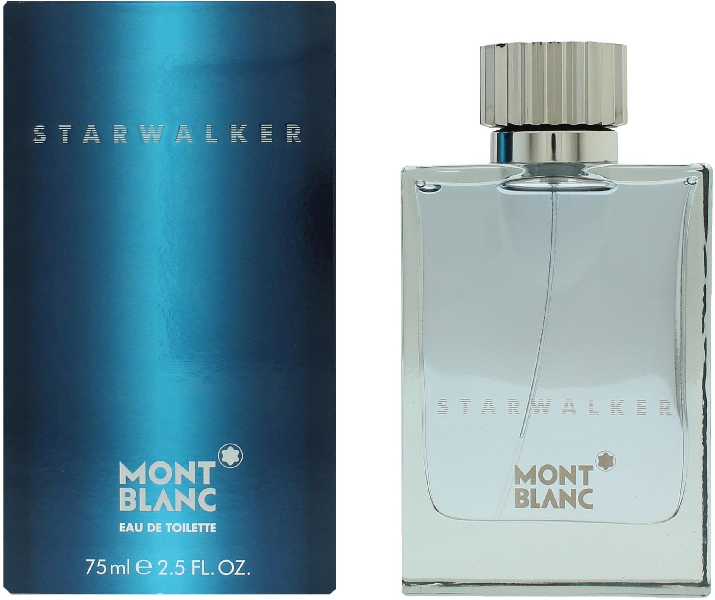 MONTBLANC Eau de Toilette »Starwalker«, Holziger Duft mit Mandarine, Sandelholz, Moschus, Ingwer und Amber.