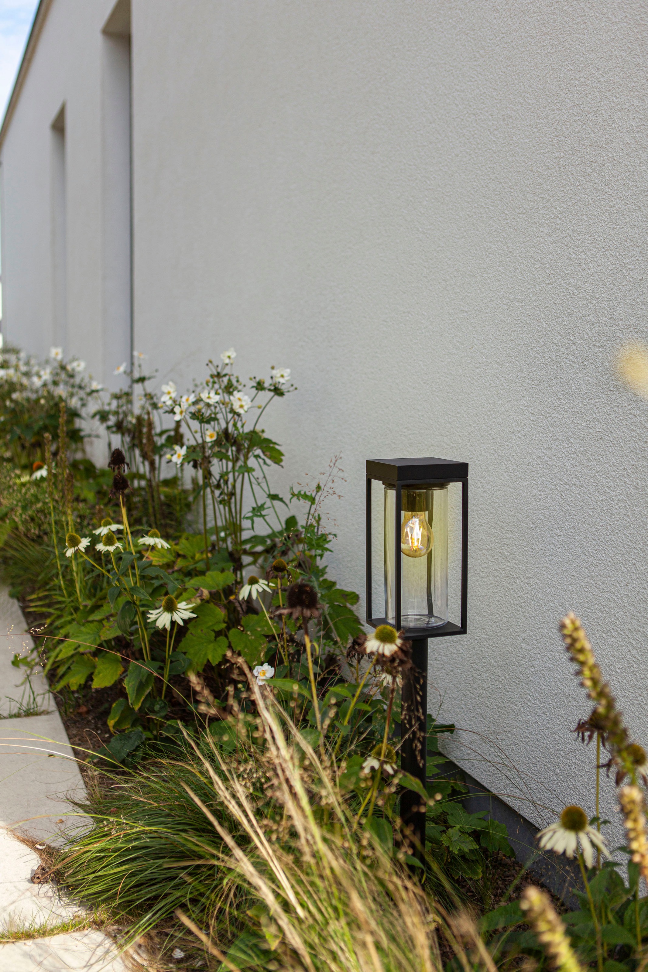 LUTEC LED Solarleuchte »FLAIR«, Leuchtmittel E27 | Leuchtmittel wechselbar