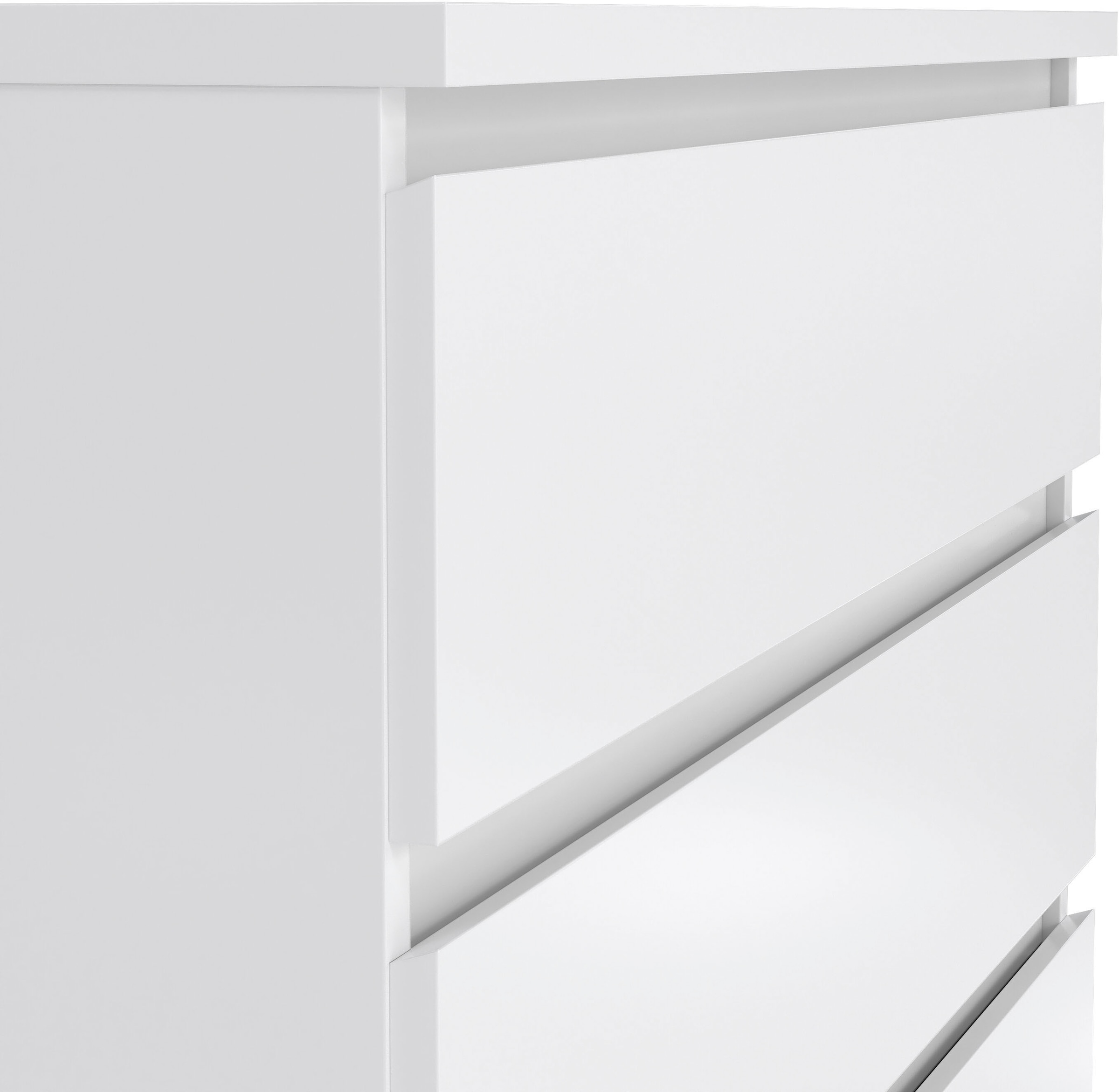 INOSIGN Kommode »Naia«, abgerundete Schubladenkanten auf Metallgleiter, Breite 77 cm
