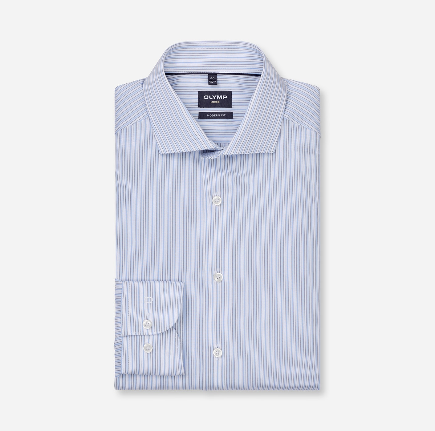 OLYMP Langarmhemd »Luxor« modern fit, Royal -Kentkragen, Businesshemd