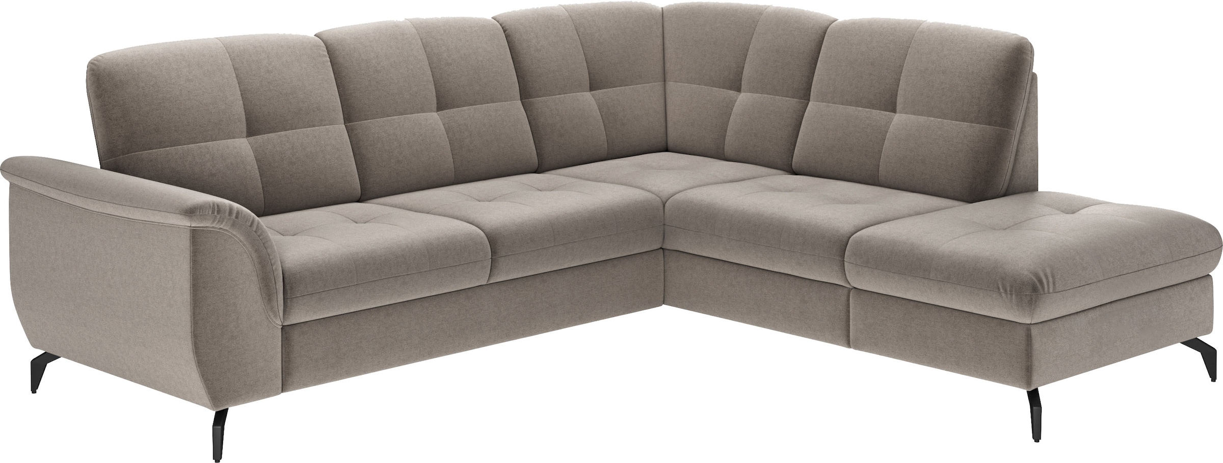 sit&more Ecksofa »Zora L-Form«, wahlweise mit Bettfunktion und Bettkasten