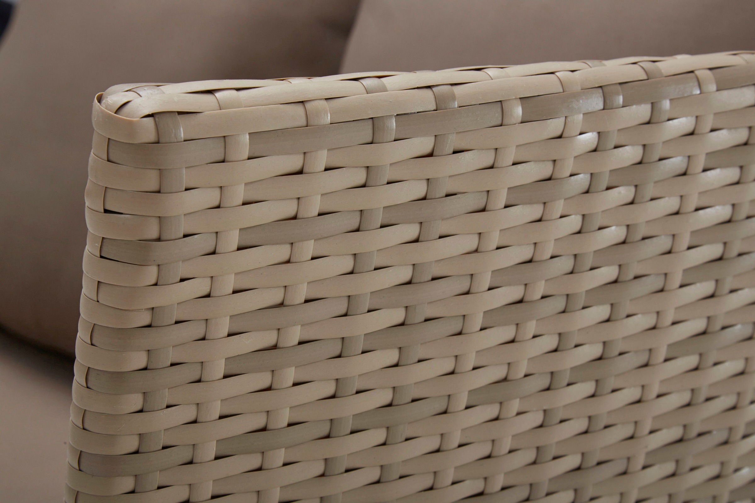 KONIFERA Gartenlounge-Set »Marseille«, (8 tlg.), Sofa, Tisch 57x57 cm, Hocker, Polyrattan