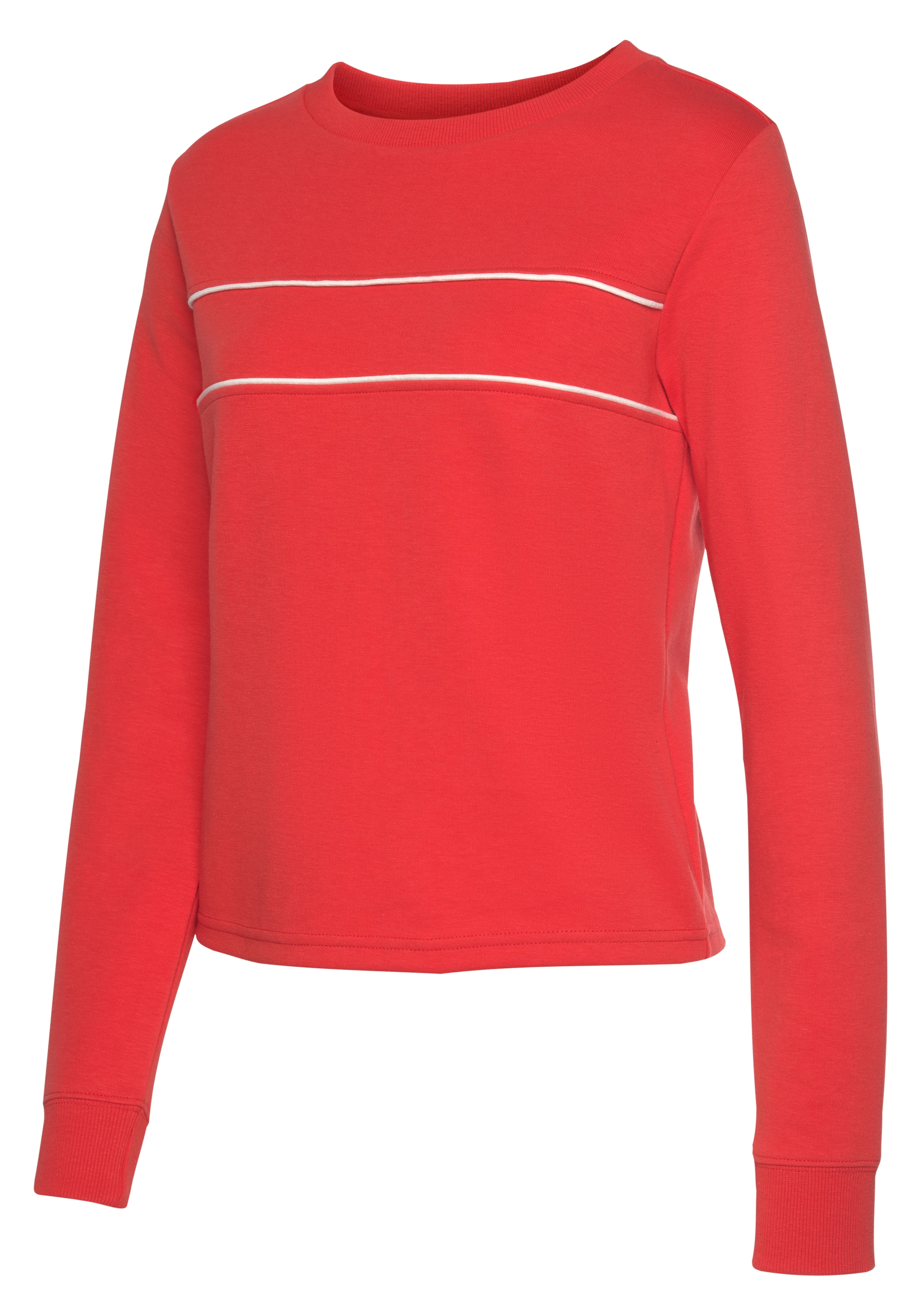 H.I.S Sweatshirt, mit Piping auf der Brust, Loungeanzug