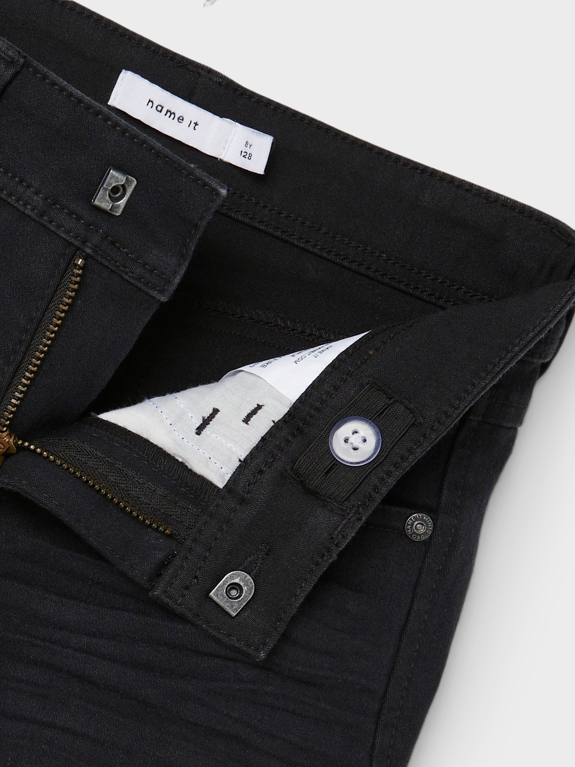 Name It Jeansshorts »NKMSILAS SLIM DNM L SHORT« Baumwollmischung, Stretch, Umschlagsaum