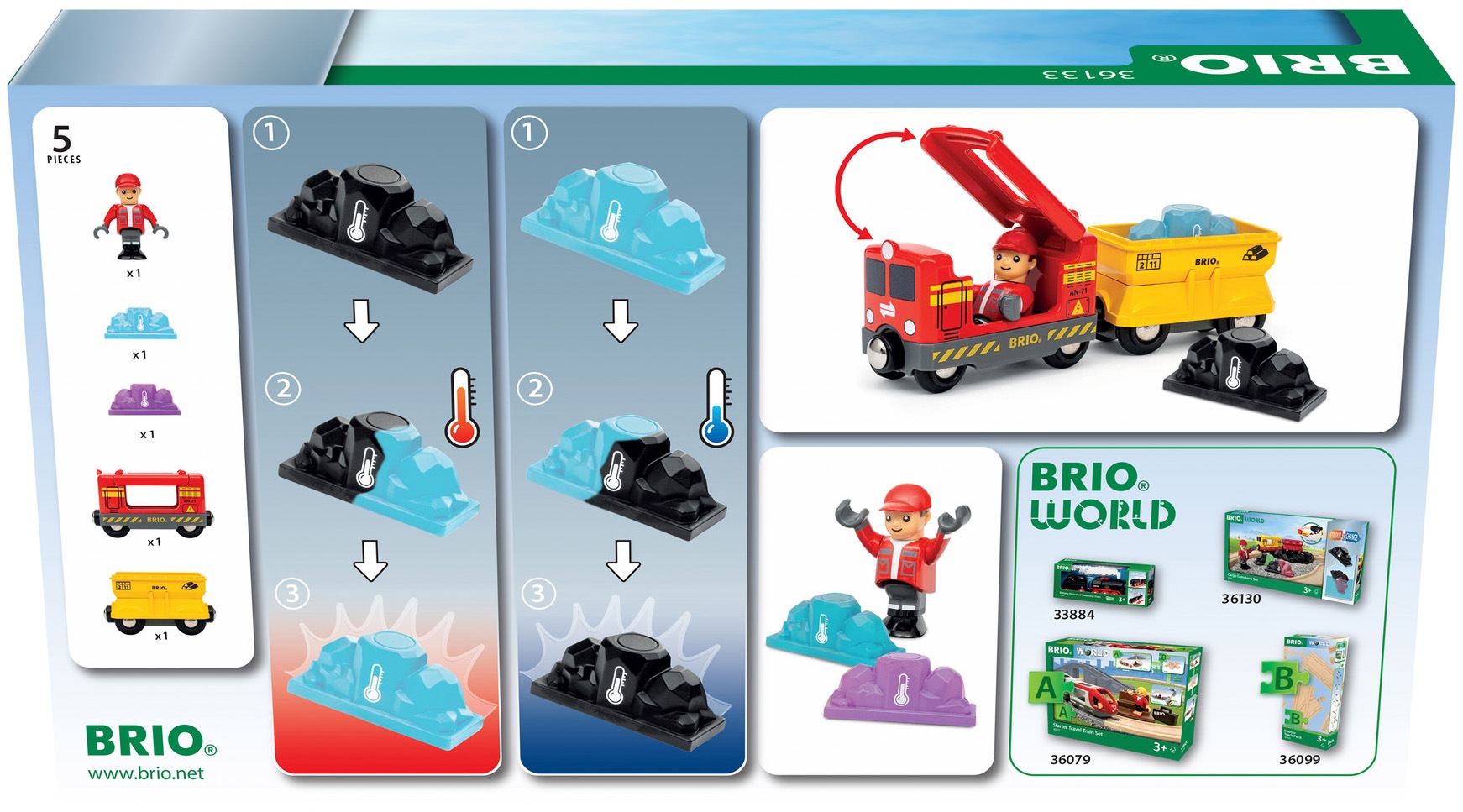 BRIO® Spielzeug-Eisenbahn »BRIO® WORLD, Güterzug«