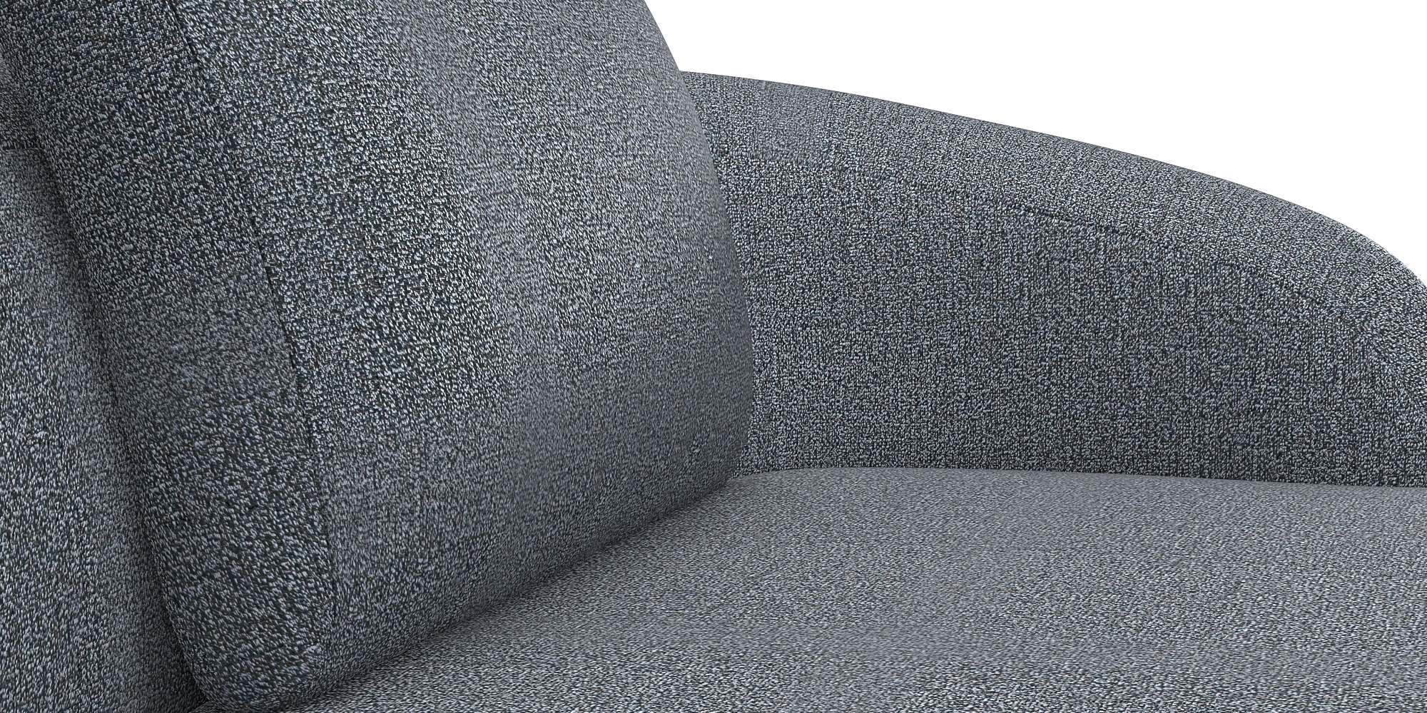 FLEXLUX Wohnlandschaft »Torino, rund, L-Form, Sofa-Ecke mit Recamiere, Longchair-Sofa«, Modernes, organisches Sofa-Design, Kaltschaum, Wellenunterfederung