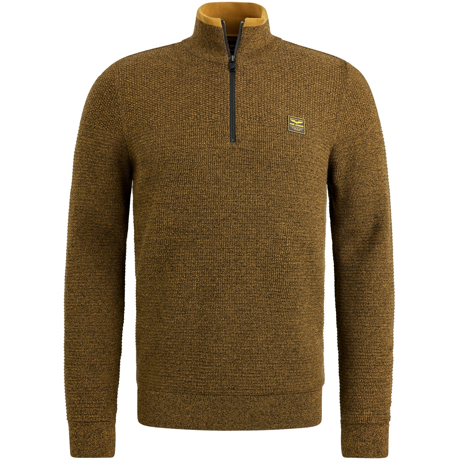PME LEGEND Troyer »Half zip collar cotton mouline«, mit Logostickerei