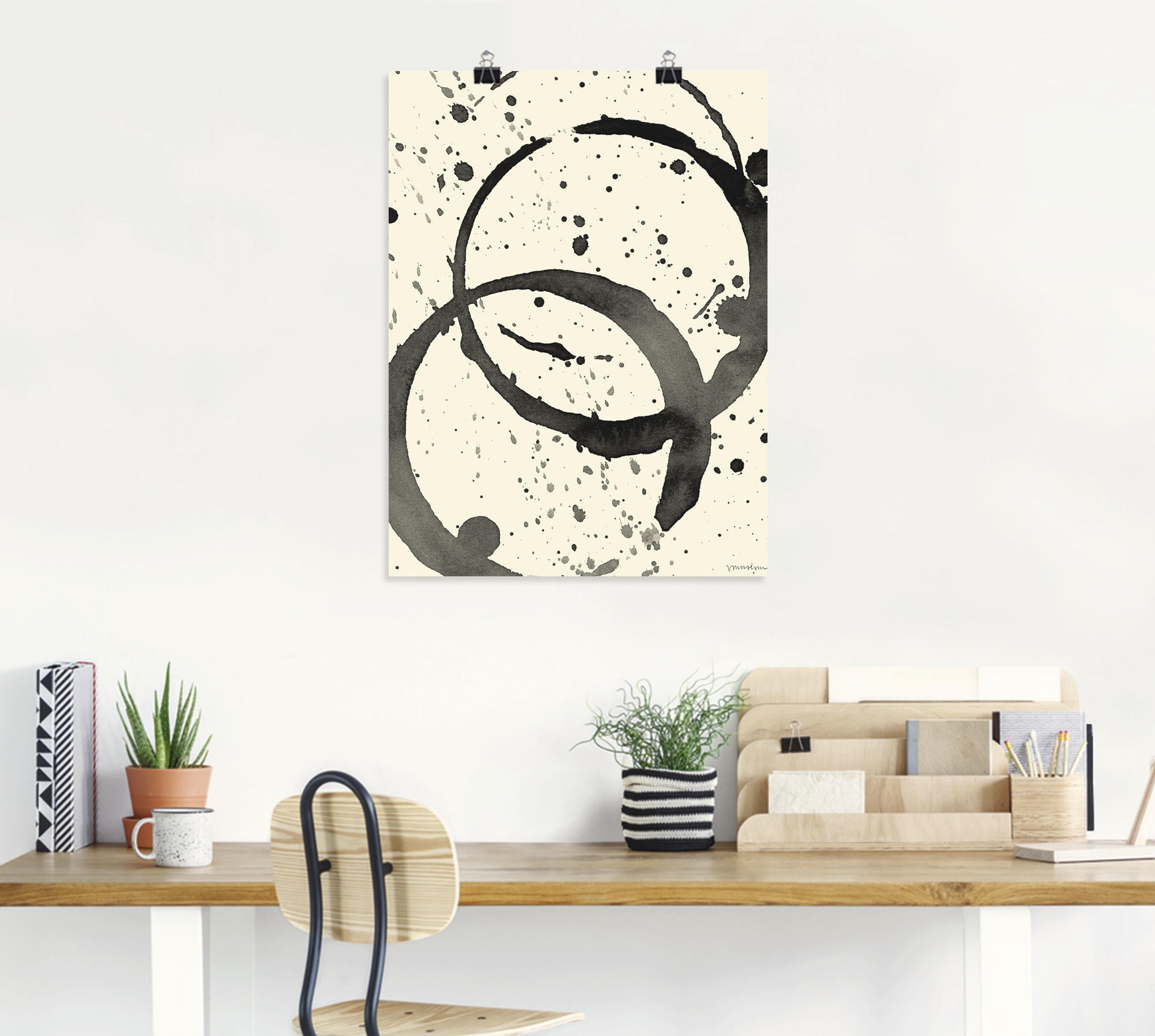 Artland Poster »Farbränder III« Muster 1 Stk. tlg. ohne Rahmen