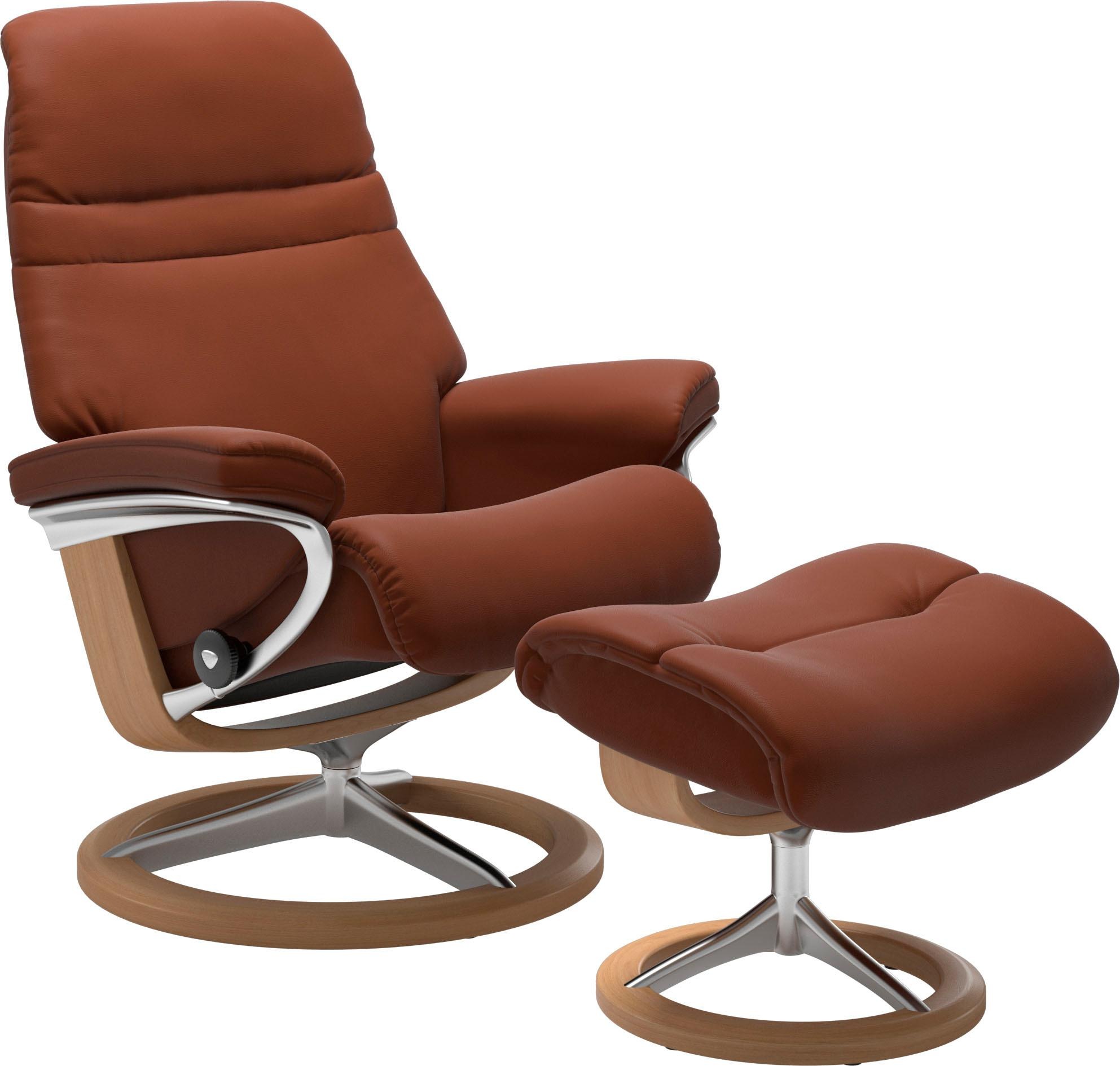 Stressless® Relaxsessel »Sunrise« Relaxsessel mit Hocker, mit Signature Bas günstig online kaufen
