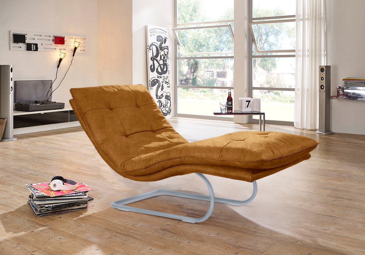 W.SCHILLIG Relaxliege »daily dreams« in Waffelkissen-Optik, wahlweise mit M günstig online kaufen