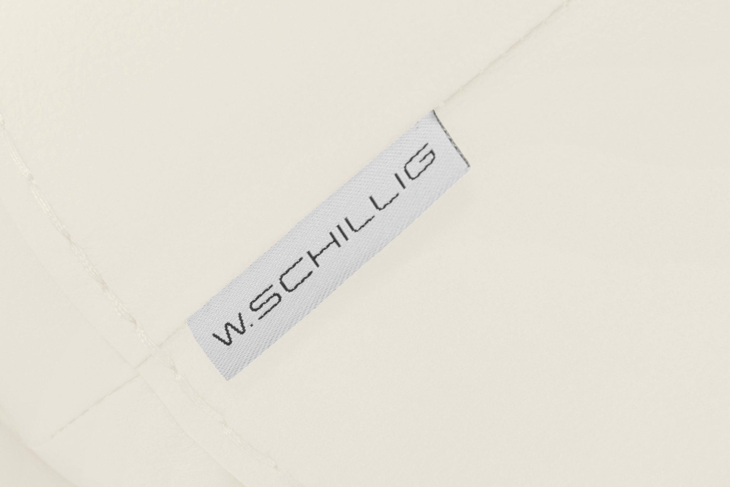 W.SCHILLIG Hocker »montanaa«, mit Metallkufen in Silber matt, Breite 71 cm