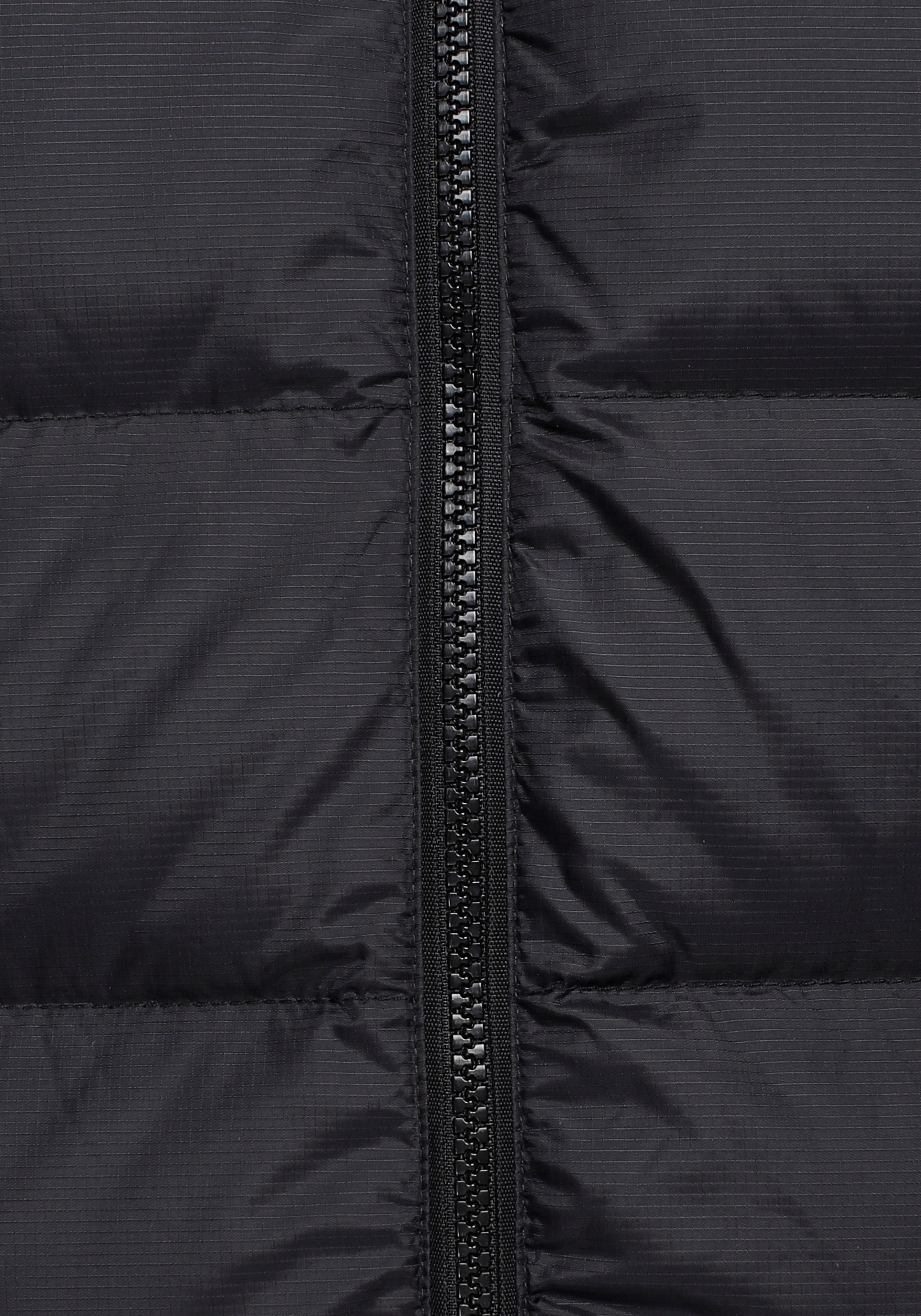 Polarino Daunenjacke mit Kapuze für den Winter,  aus leichtem Webmaterial