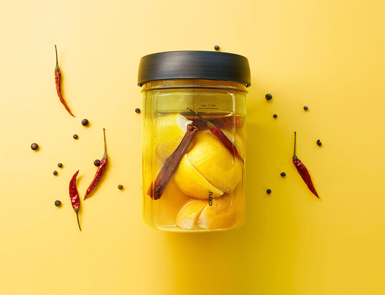 GEFU Fermentationsglas »NATIVO« Innovatives Ferment Vent System für optimalen Gärprozess.