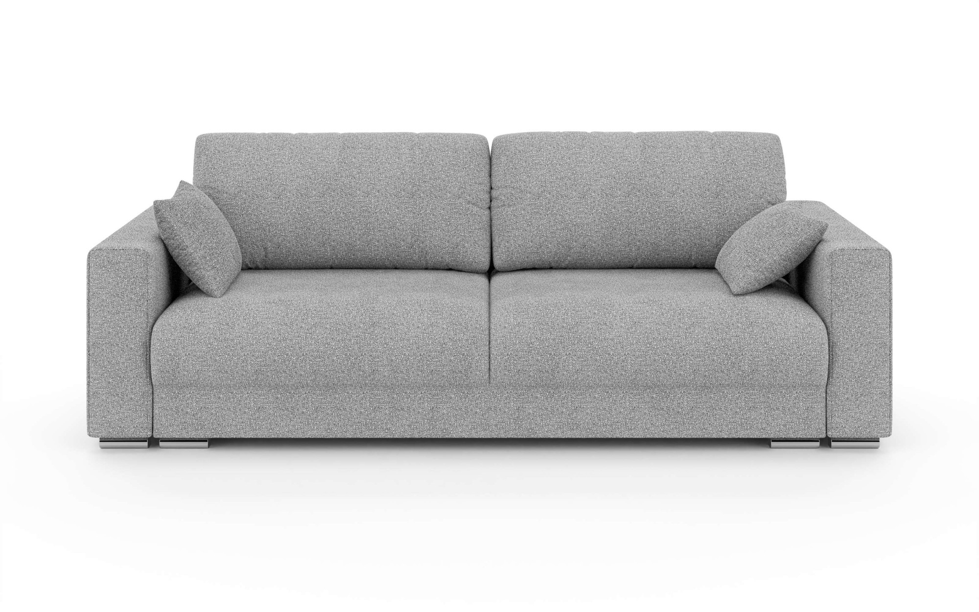 INOSIGN 3-Sitzer »Stevinson Schlafsofa mit Bettkasten, Maße B/H/T: 229/87/97 cm«, mit Wellenunterfederung, 2 Rückenkissen und 2 Zierkissen