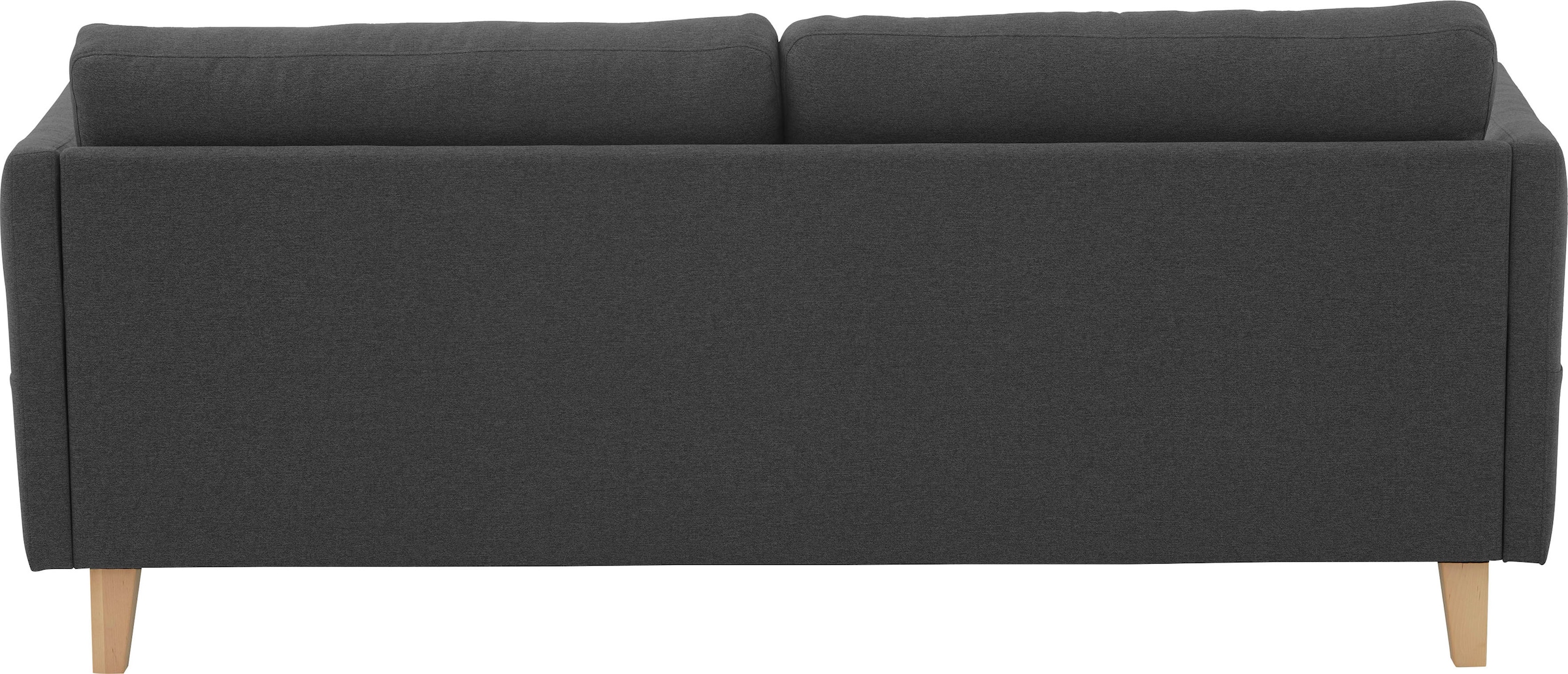 ATLANTIC home collection Ecksofa »Mailo L-Form«, mit Seitentaschen, Recamiere beidseitig montierbar, Massivholzfüße