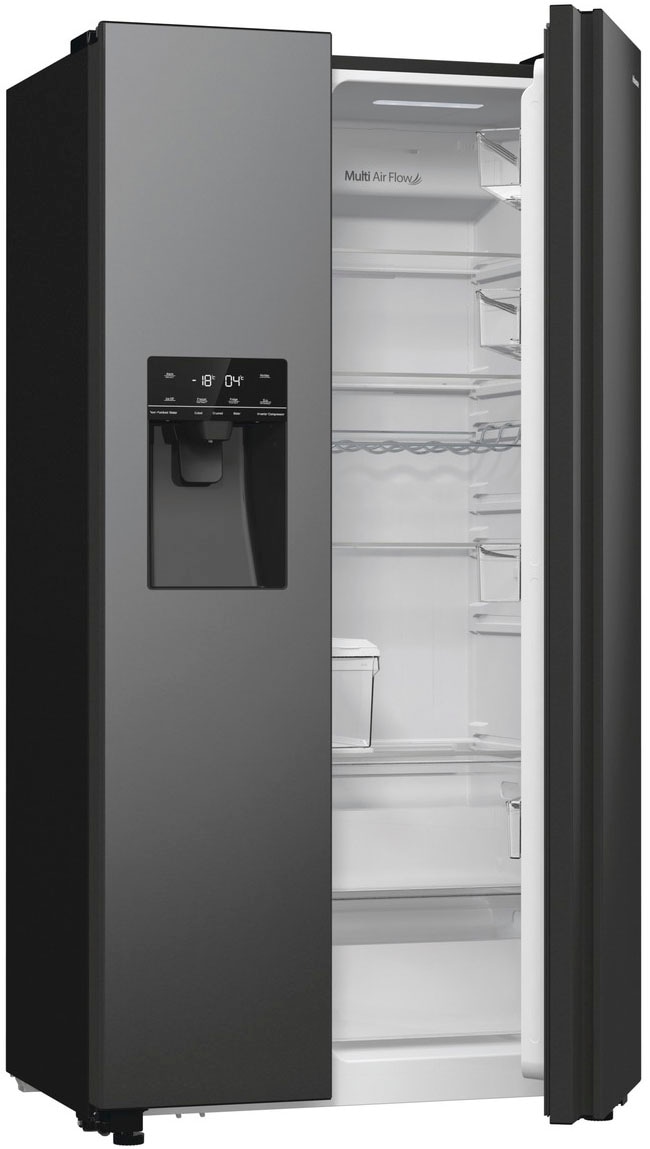 Hisense Side-by-Side »RS5P535NTFE«, Wasser-/Eisspender
