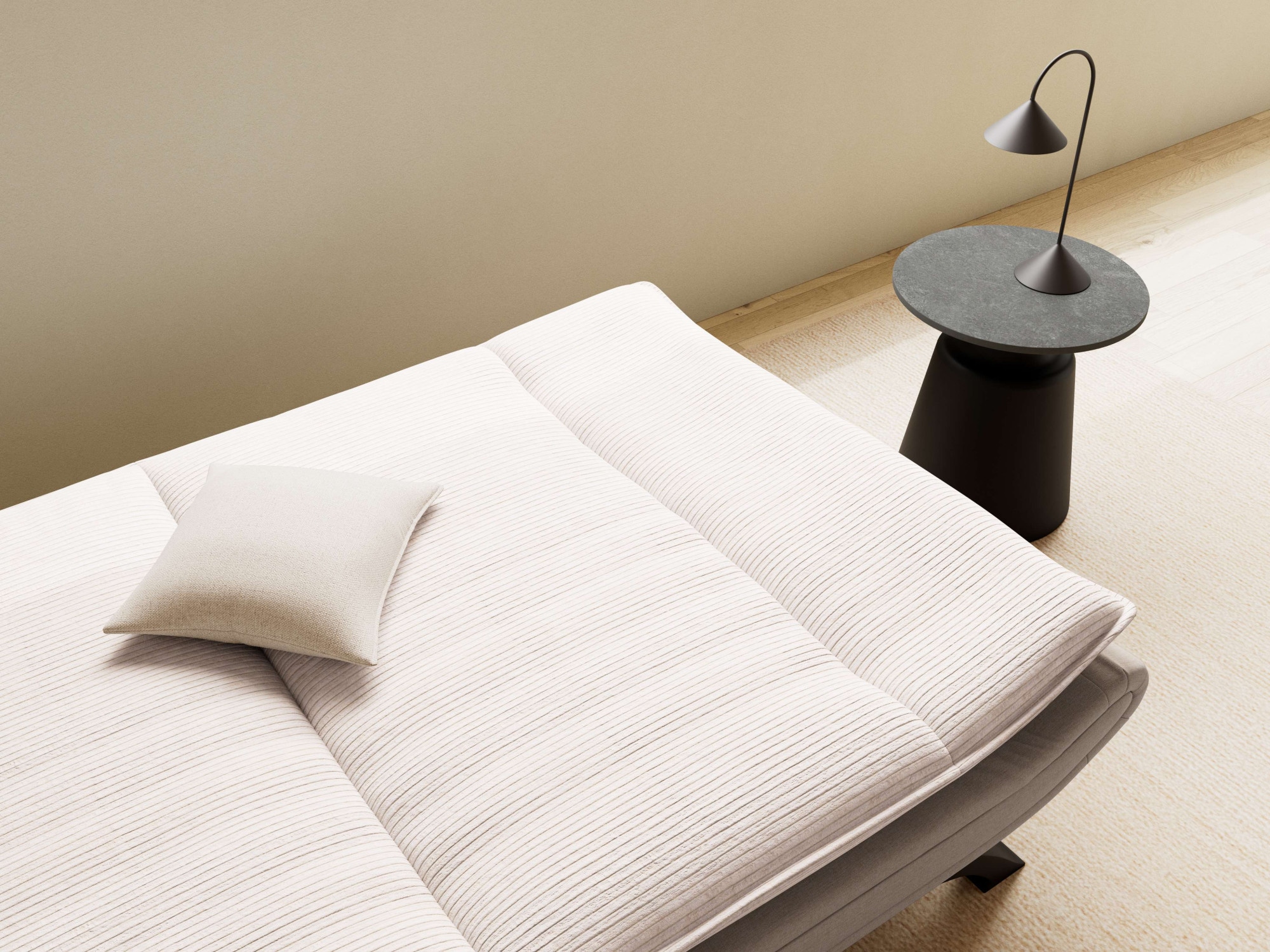 ACTONA GROUP Schlafsofa »Faith, ausziehbar zum Schalfen« Bettcouch,beige, 196x98x91cm